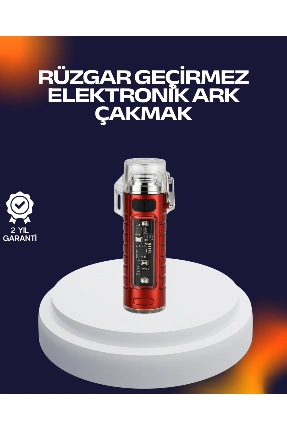 Rüzgar Geçirmez Elektrikli Çakmak Hayatta Kalma Tasarımlı