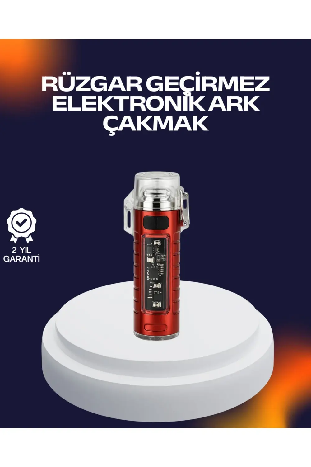 Rüzgar Geçirmez Elektrikli Çakmak Hayatta Kalma Tasarımlı