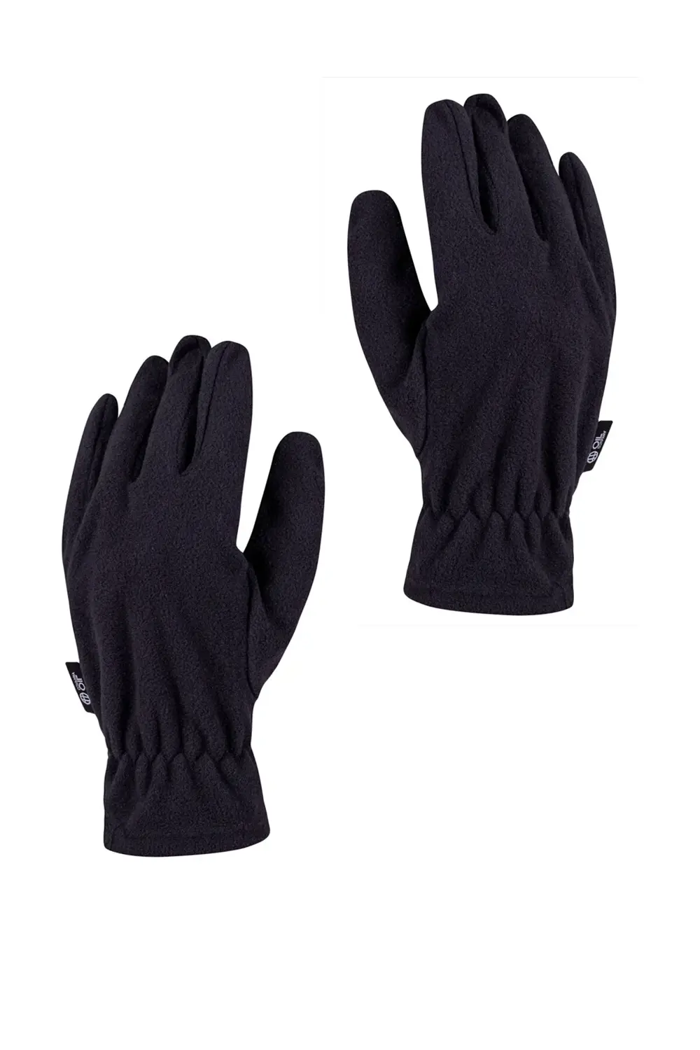 Rüzgar Geçirmez Esnek Rahat Kullanım Kışlık Polar Unisex Siyah El