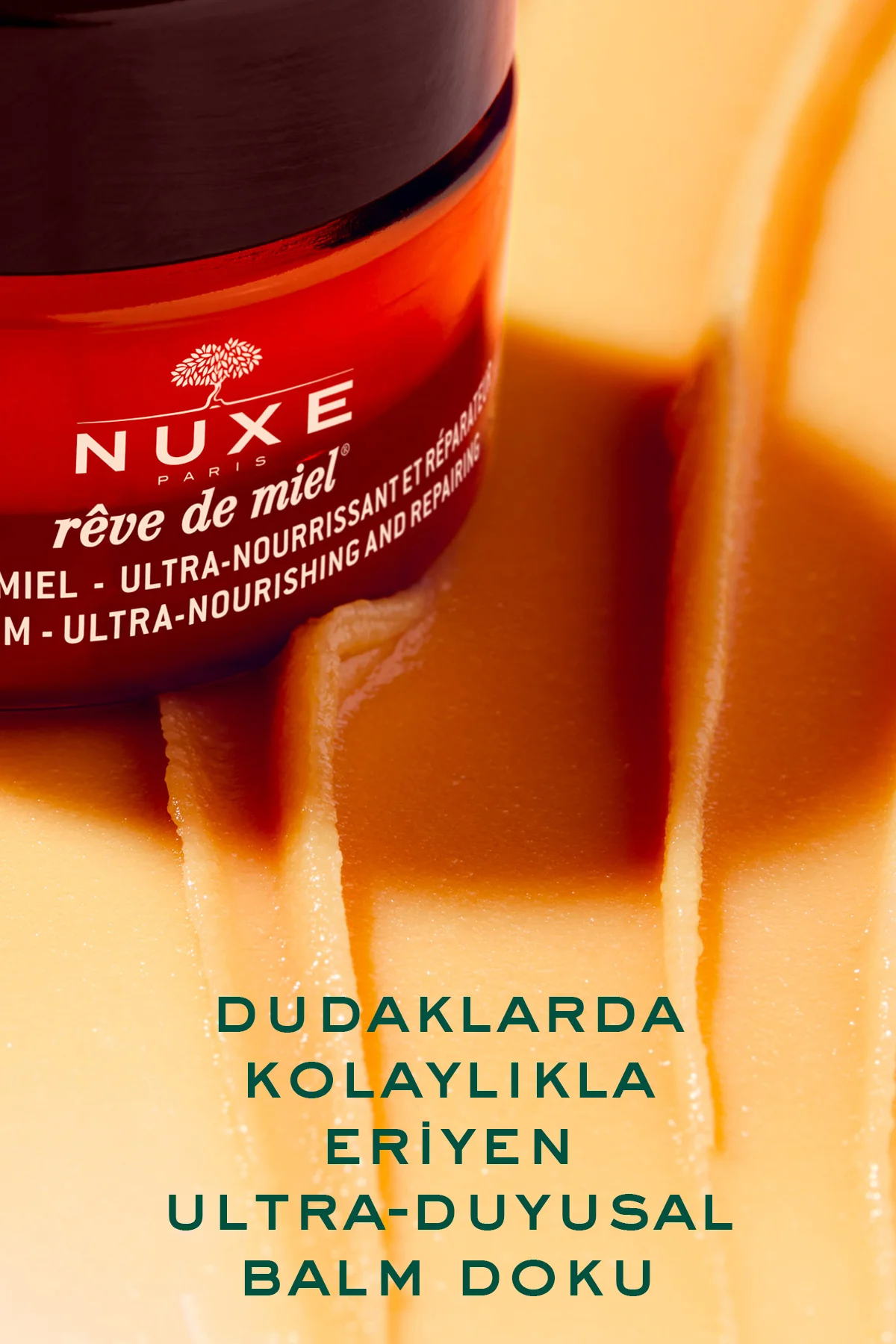 Rêve de Miel Besleyici Onarıcı Dudak Balmı 15 gr - Görsel 5