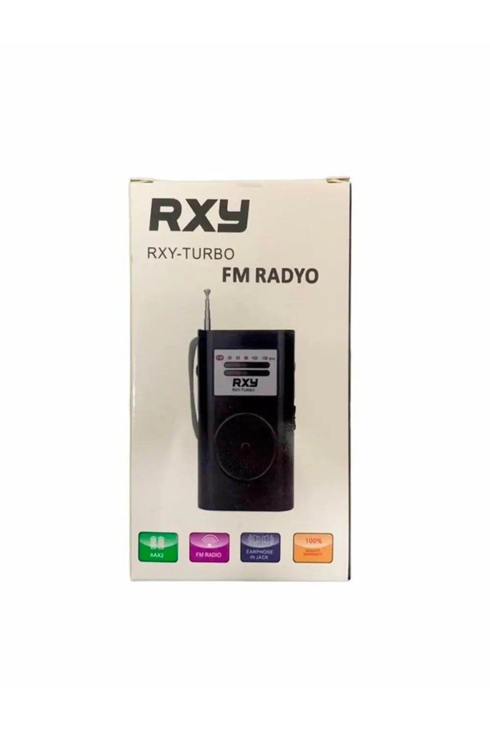 RX-Turbo Cep Radyosu Deprem Çantasına Uygun Taşınabilir Radyo + K