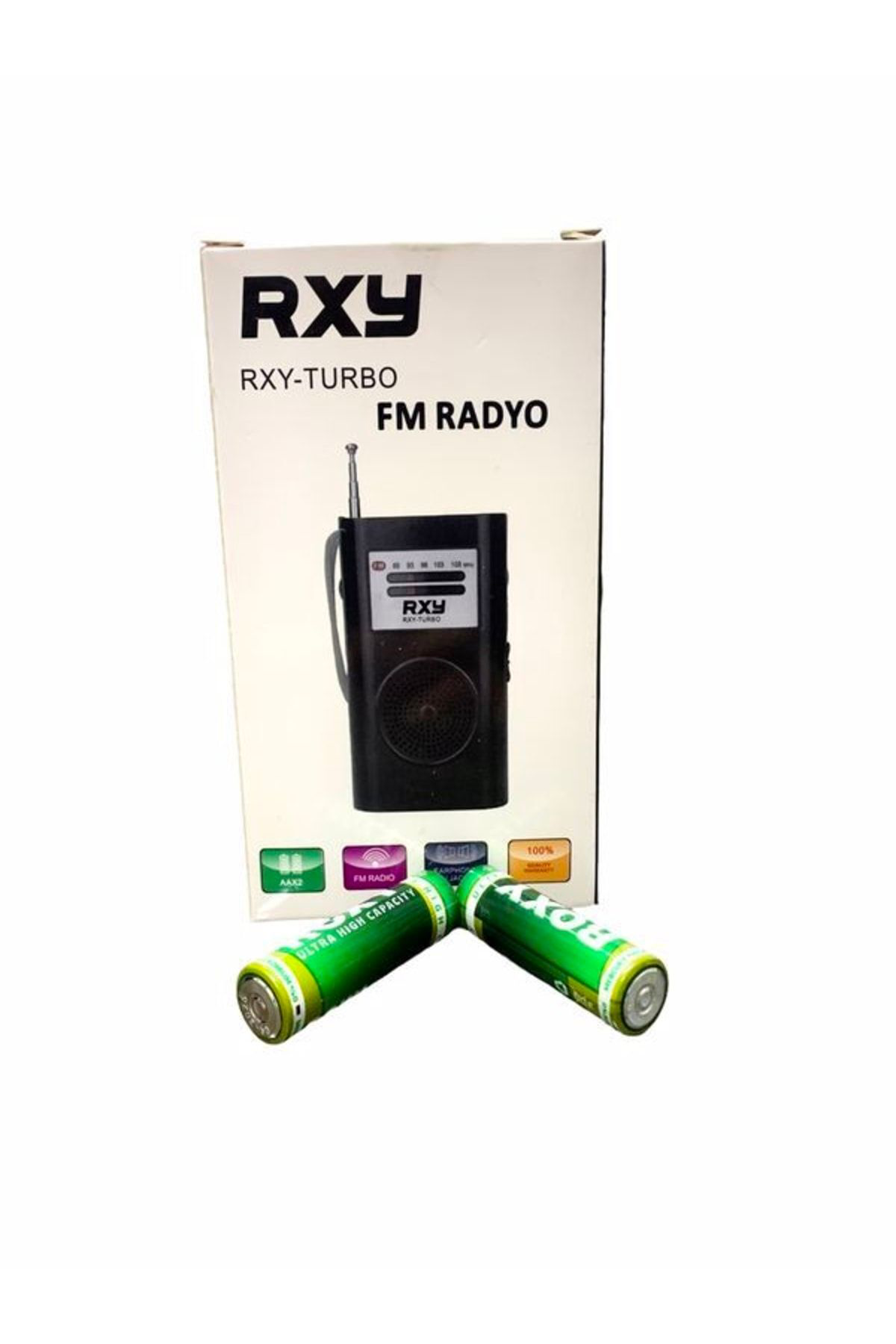 RX-Turbo Cep Radyosu Deprem Çantasına Uygun Taşınabilir Radyo + K
