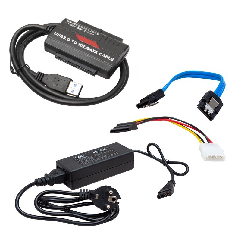 RXD-338U3 ADAPTÖRLÜ USB 3.0/2.0 IDE-SATA DATA ÇEVİRİCİ (4741)