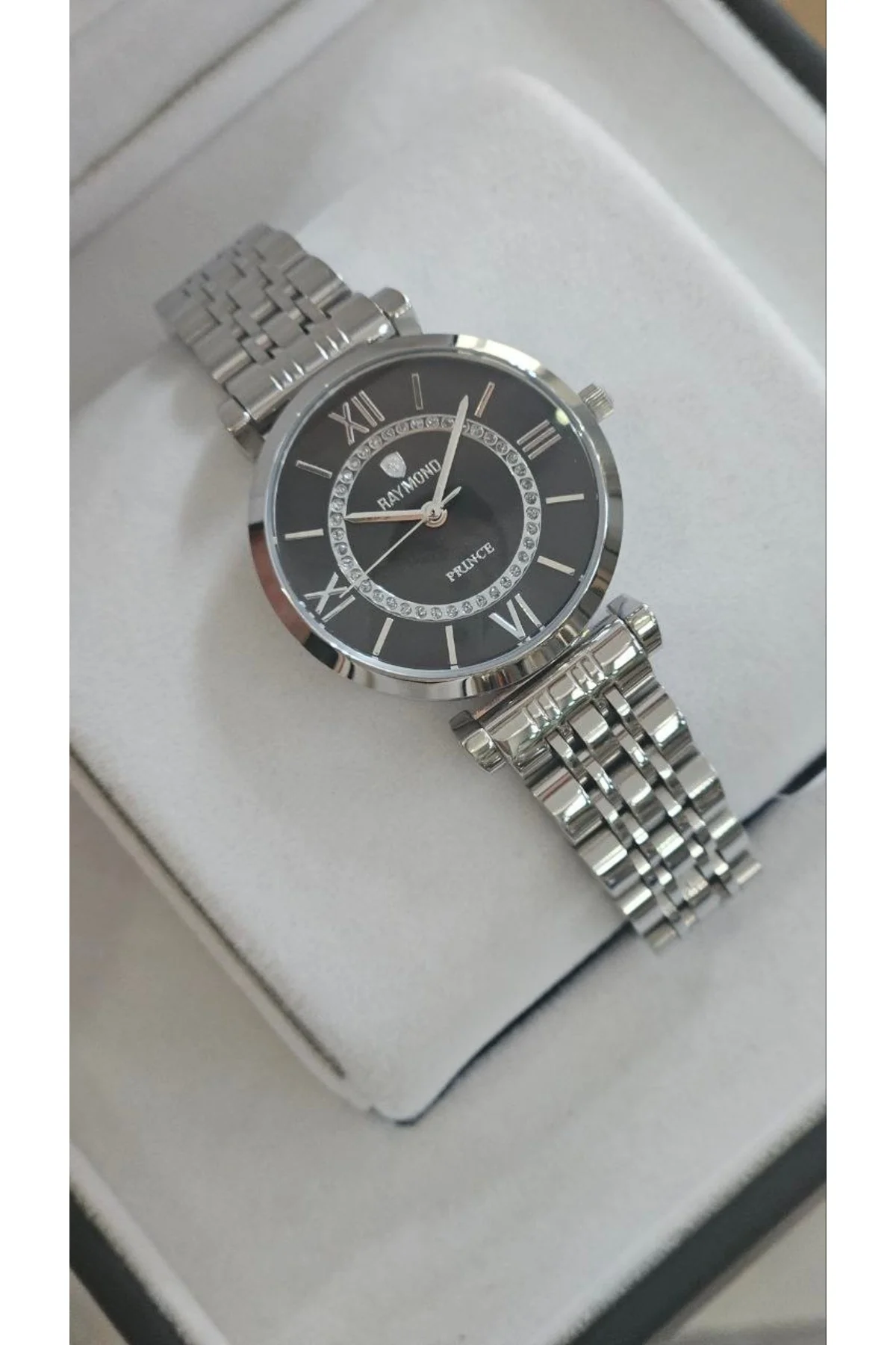 RYM-213055 QUARTZ KADIN KOL SAATİ - 2 YIL GARANTİ GÜMÜŞ-SİYAH RYM-213055 QUARTZ KADIN KOL SAATİ - 2 YIL GARANTİ GÜMÜŞ-SİYAH