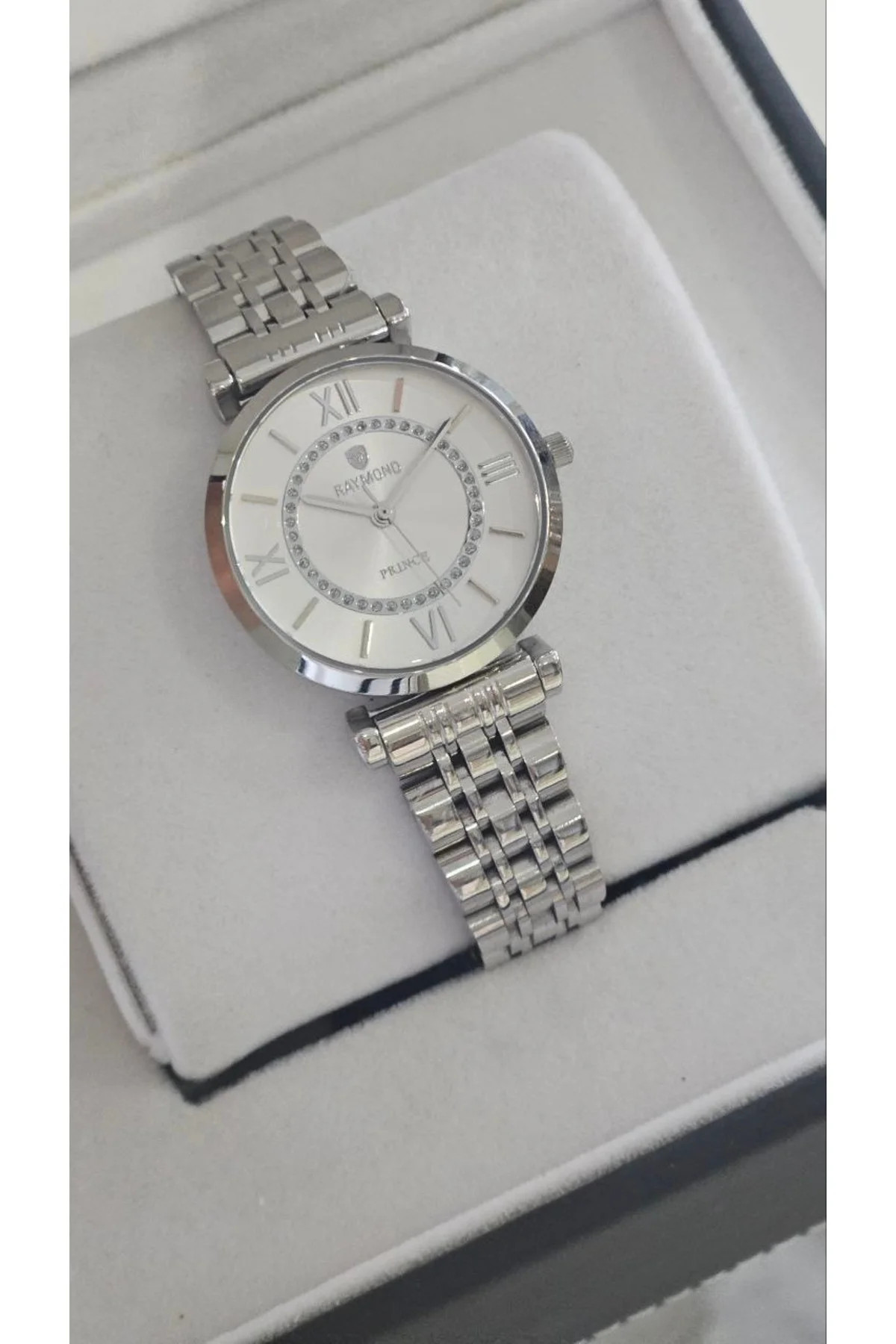 RYM-213055 QUARTZ KADIN KOL SAATİ - 2 YIL GARANTİ GÜMÜŞ-BEYAZ