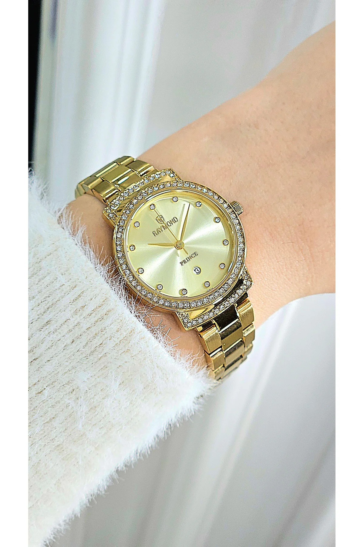 RYM-213058L QUARTZ 28mm KADIN KOL SAATİ - 2 YIL GARANTİ GOLD- YENİ SEZON