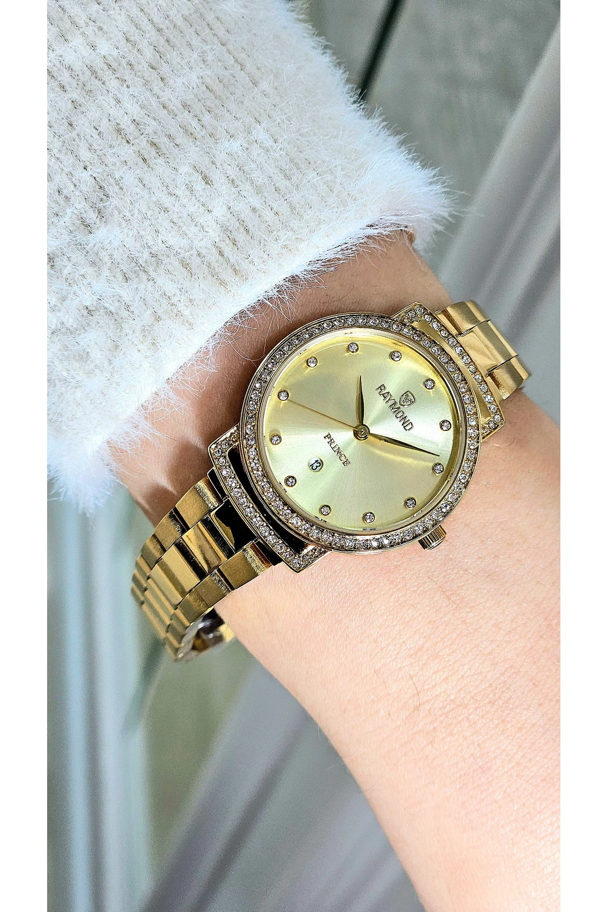 RYM-213058L QUARTZ 28mm KADIN KOL SAATİ - 2 YIL GARANTİ GOLD- YENİ SEZON