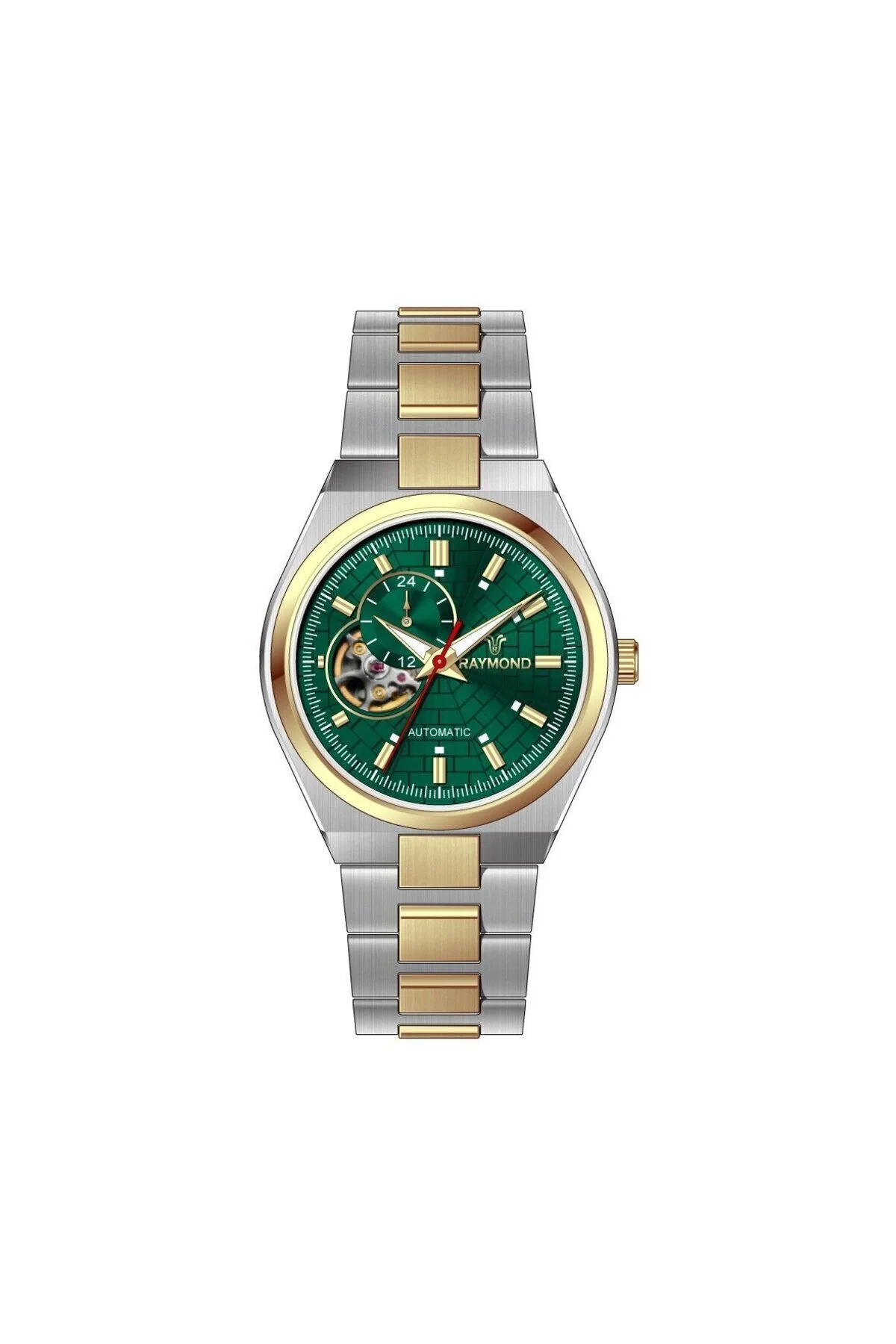 RYM-250424 RAYMOND OTOMATİK ERKEK KOL SAATİ- 2 YIL GARANTİ - PASLANMAZ ÇELİK RYM-250424 RAYMOND OTOMATİK ERKEK KOL SAATİ- 2 YIL GARANTİ - PASLANMAZ ÇELİK