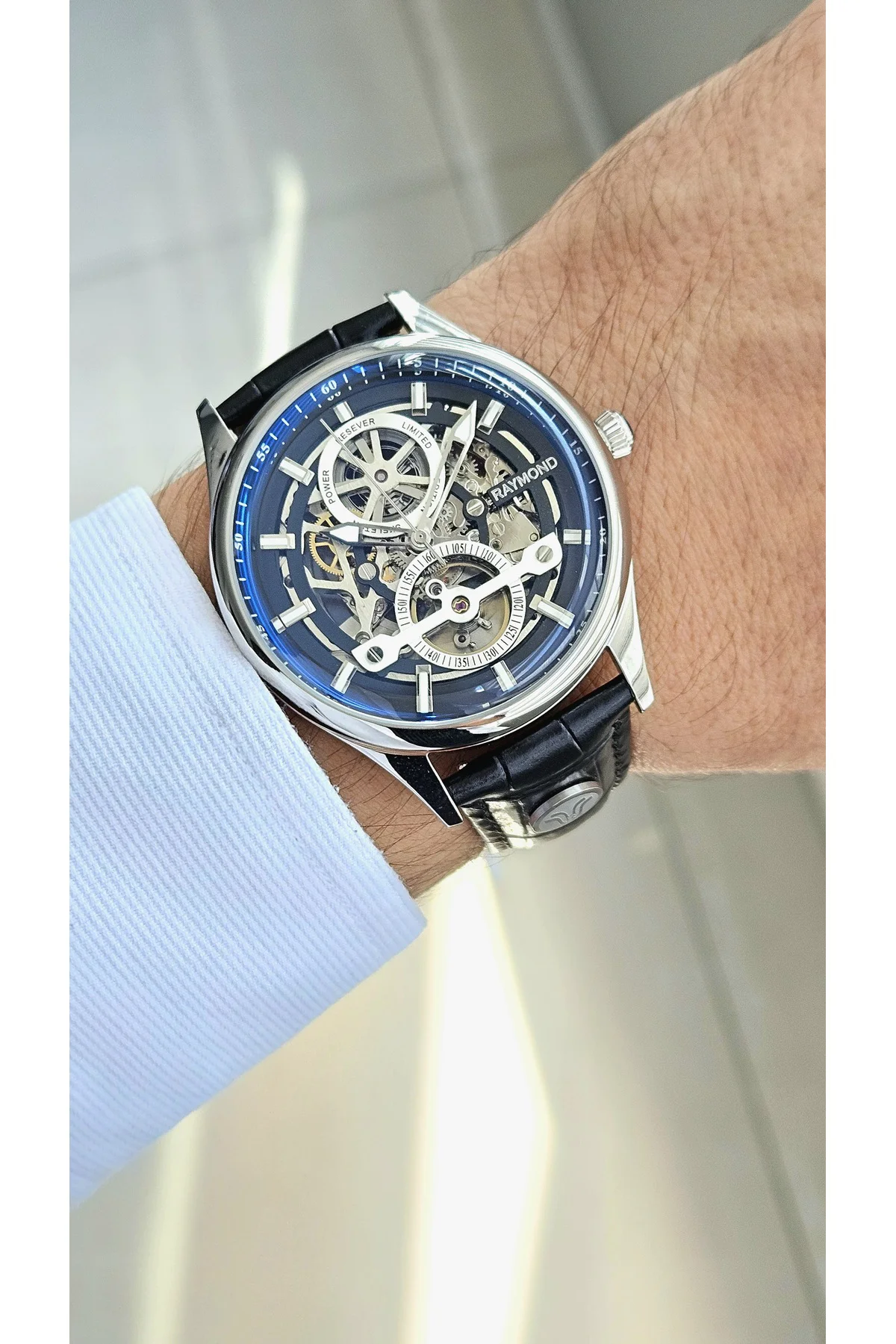 RYM-280267 ERKEK İSKELET OTOMATİK KOL SAATİ SS-BK RYM-280267 ERKEK İSKELET OTOMATİK KOL SAATİ SS-BK