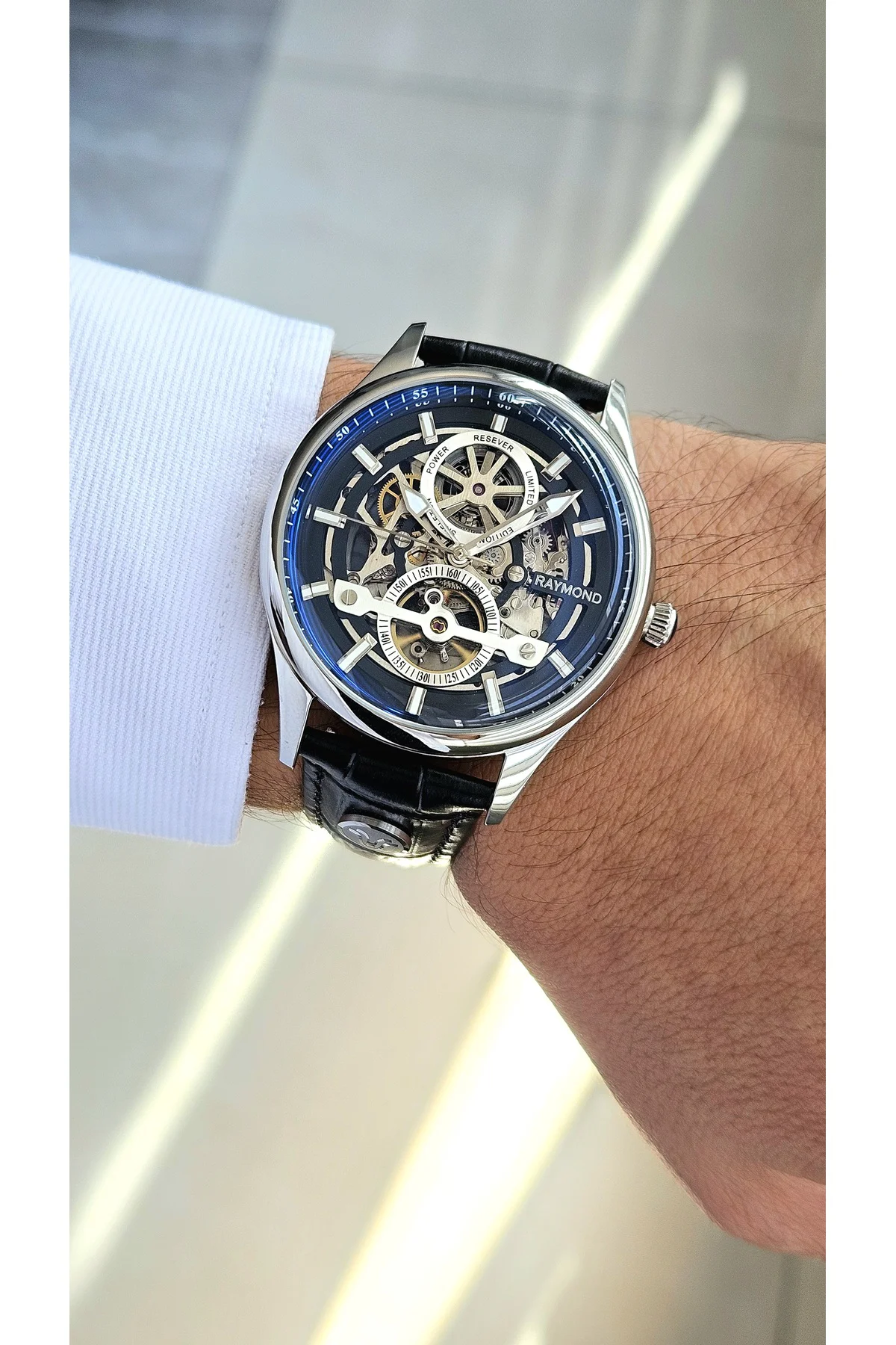 RYM-280267 ERKEK İSKELET OTOMATİK KOL SAATİ SS-BK RYM-280267 ERKEK İSKELET OTOMATİK KOL SAATİ SS-BK