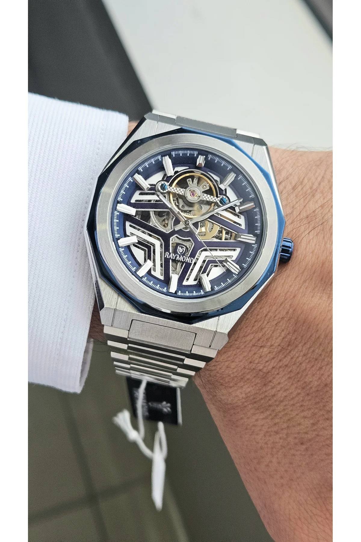 RYM-311656 OTOMATİK ERKEK KOL SAATİ - ÇELİK KASA VE KORDON - 2 YIL GARANTİ SS-BL