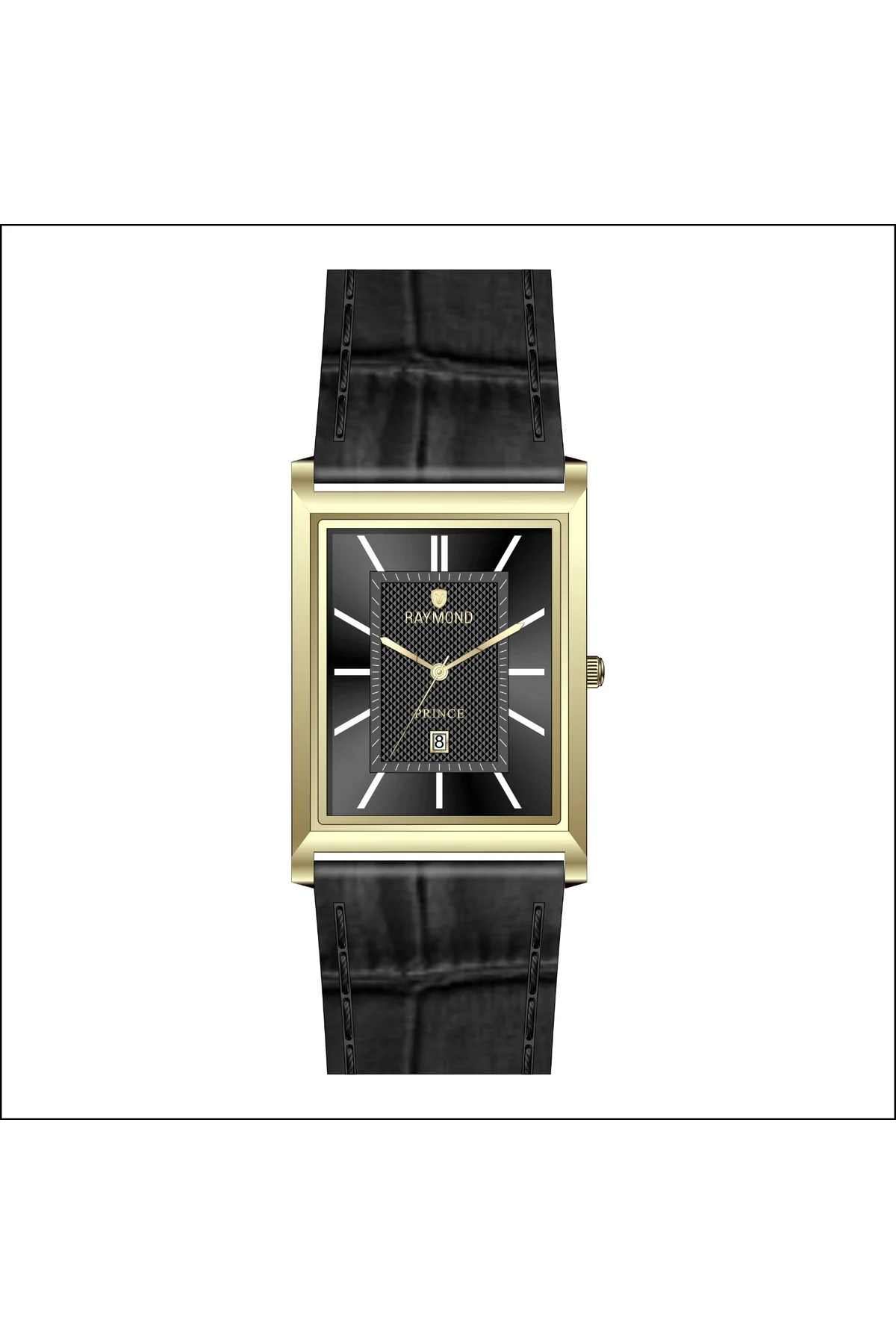 -RYM 3559 YENİ SEZON ERKEK KOL SAATİ- KLASİK MODEL GOLD-BK