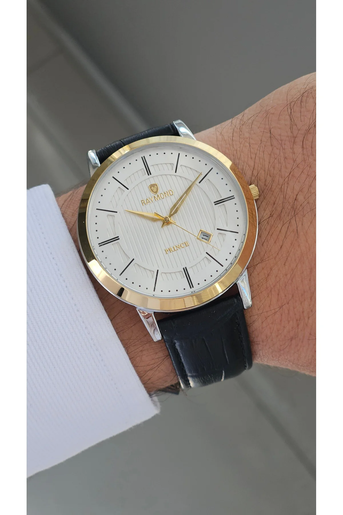 RYM-4735 QUARTZ KLASİK ERKEK KOL SAATİ - 2 YIL GARANTİ GOLD-KAHVE-SİYAH