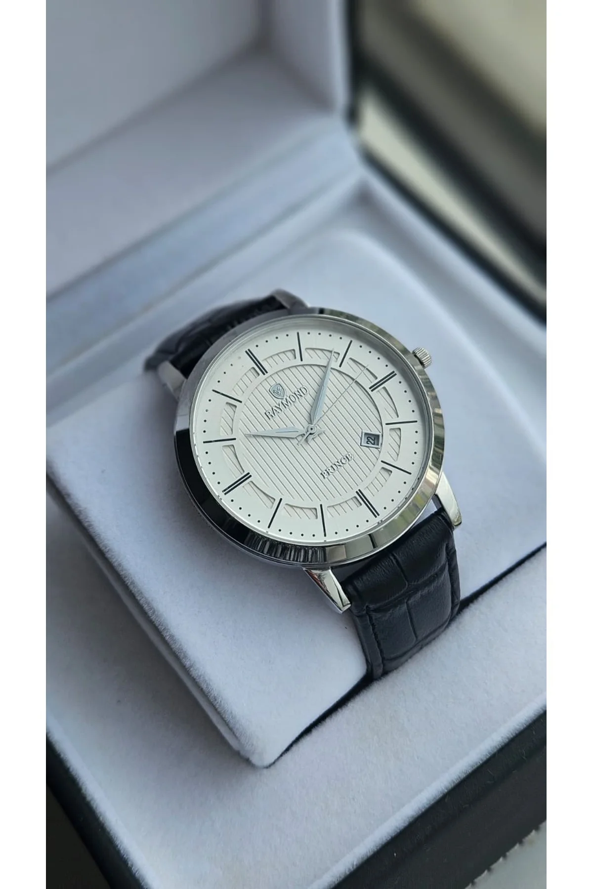 RYM-4735 QUARTZ KLASİK ERKEK KOL SAATİ - 2 YIL GARANTİ Gümüş-SİYAH-BEYAZ