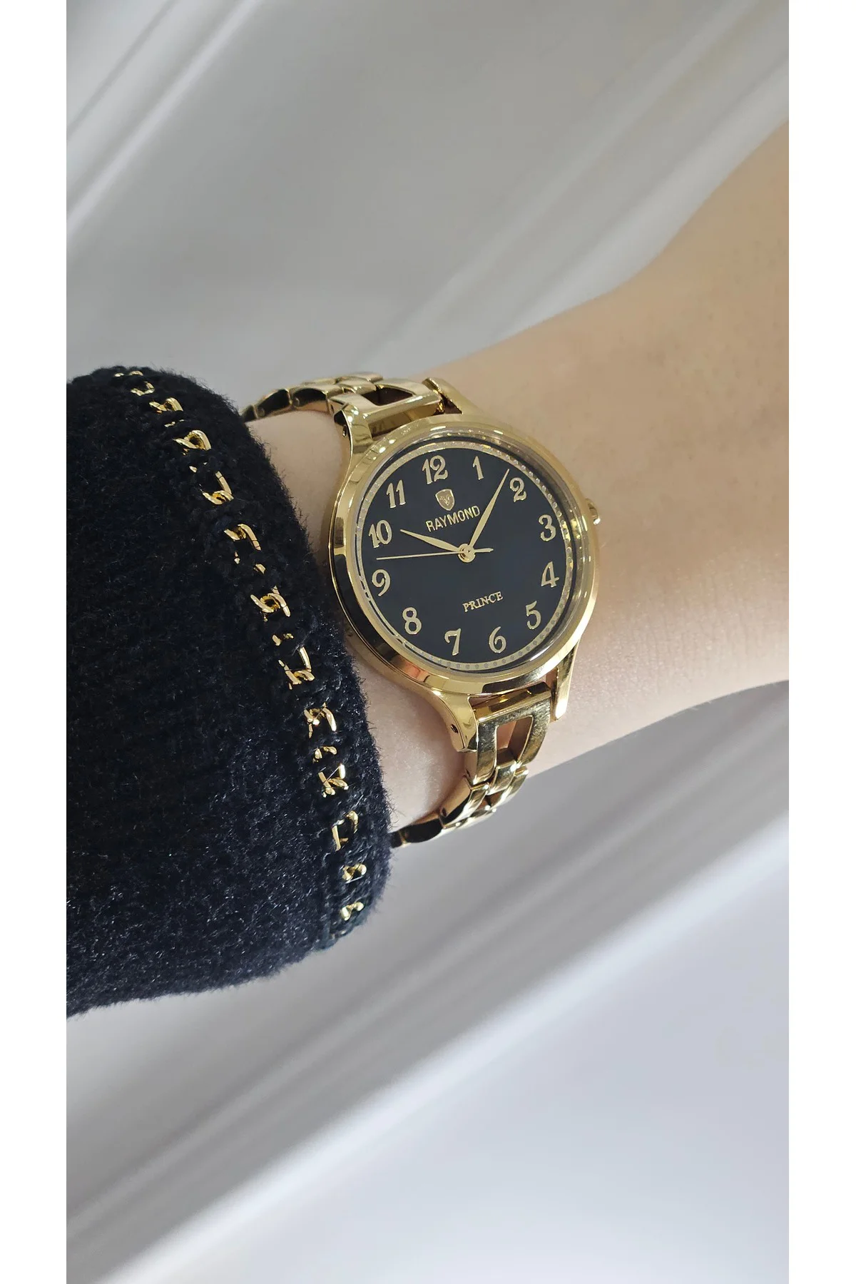 RYM-5036 32mm Kadın Kol Saati - Rakam Detaylı - Gold - Paslanmaz Çelik GOLD-SİYAH RYM-5036 32mm Kadın Kol Saati - Rakam Detaylı - Gold - Paslanmaz Çelik GOLD-SİYAH