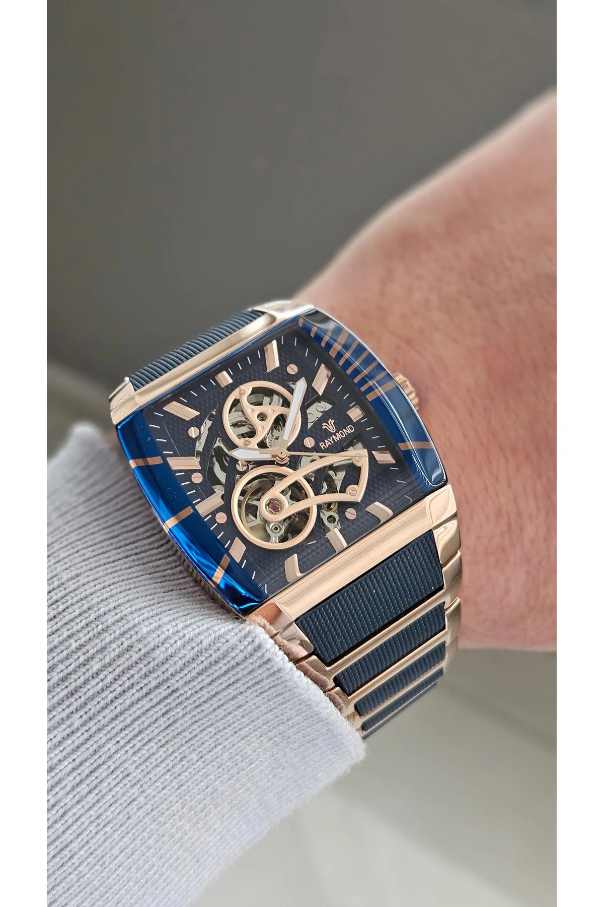 RYM-5129 RAYMOND OTOMATİK ERKEK KOL SAATİ - %100 ÇELİK VE 2 YIL GARANTİLİ RYM-5129 RAYMOND OTOMATİK ERKEK KOL SAATİ - %100 ÇELİK VE 2 YIL GARANTİLİ
