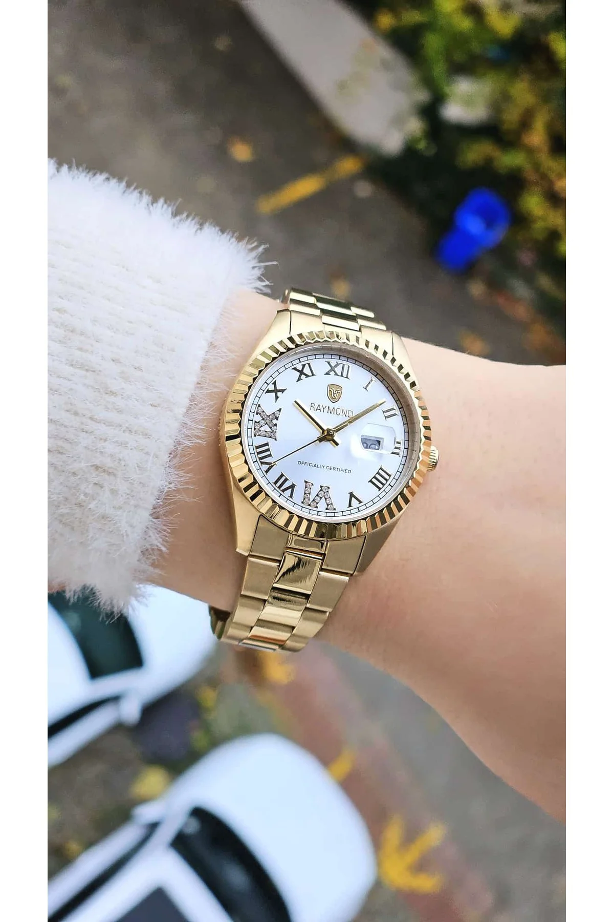 RYM-611821L Kadin Kol Saati GOLD-BEYAZ RYM-611821L Kadin Kol Saati GOLD-BEYAZ