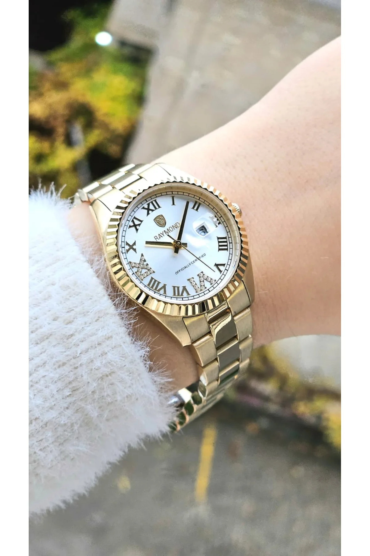 RYM-611821L Kadin Kol Saati GOLD-BEYAZ RYM-611821L Kadin Kol Saati GOLD-BEYAZ