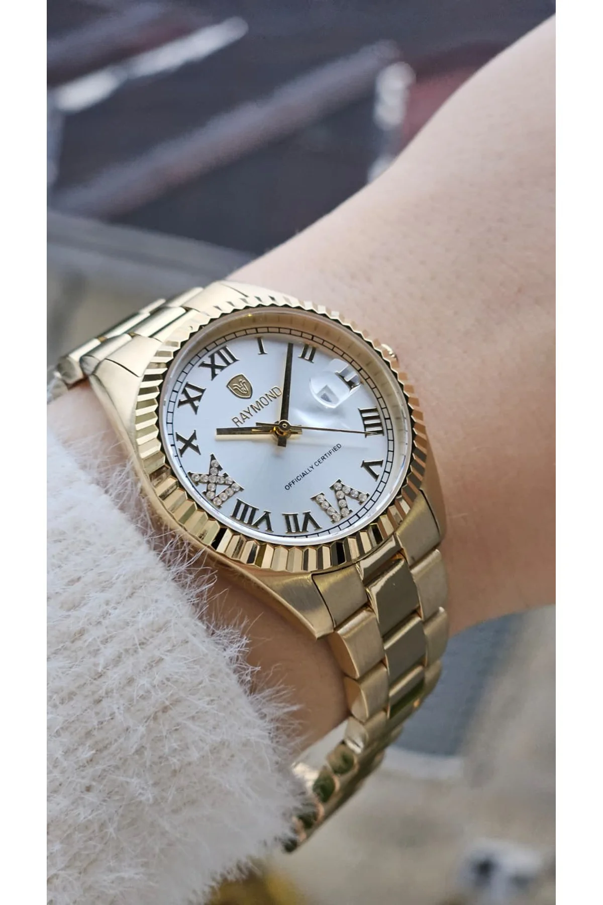 RYM-611821L Kadin Kol Saati GOLD-BEYAZ RYM-611821L Kadin Kol Saati GOLD-BEYAZ