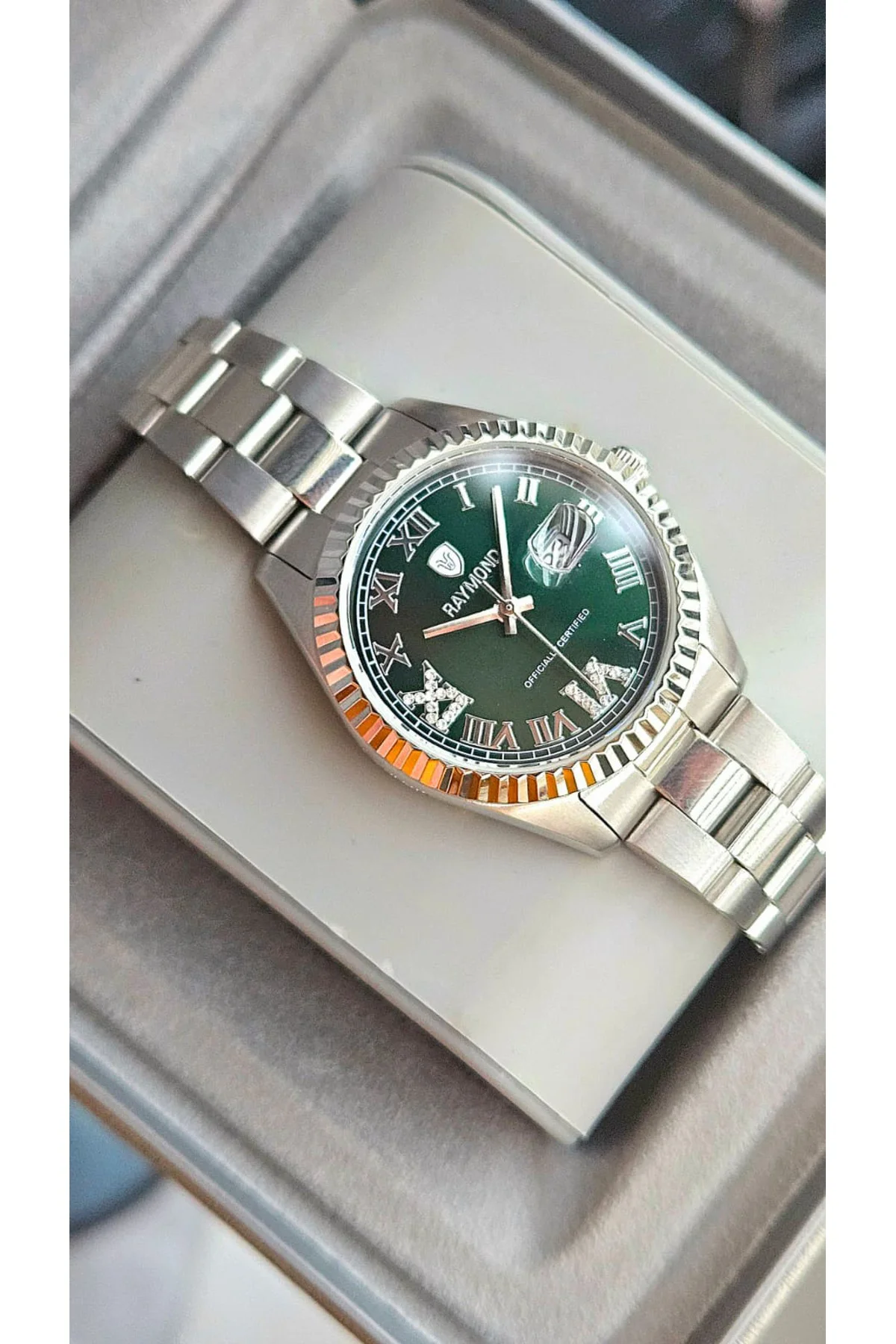 RYM-611821L Kadin Kol Saati SS-GREEN