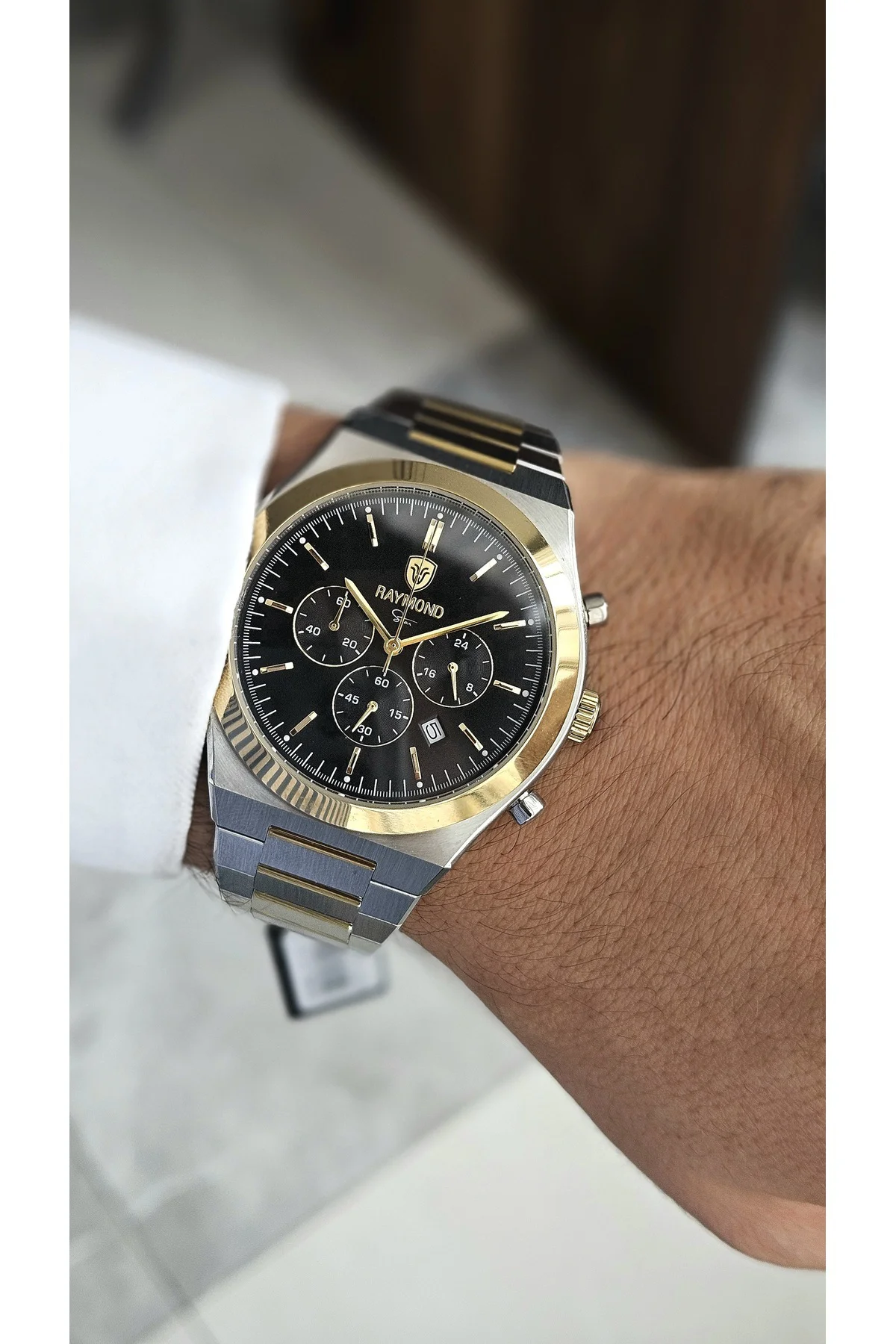 RYM-81051 ERKEK LUX CRONO KOL SAATİ - ÇELİK KASA VE KORDON - SAFİR CAM - 2 YIL GARANTİ IPG-BK RYM-81051 ERKEK LUX CRONO KOL SAATİ - ÇELİK KASA VE KORDON - SAFİR CAM - 2 YIL GARANTİ IPG-BK