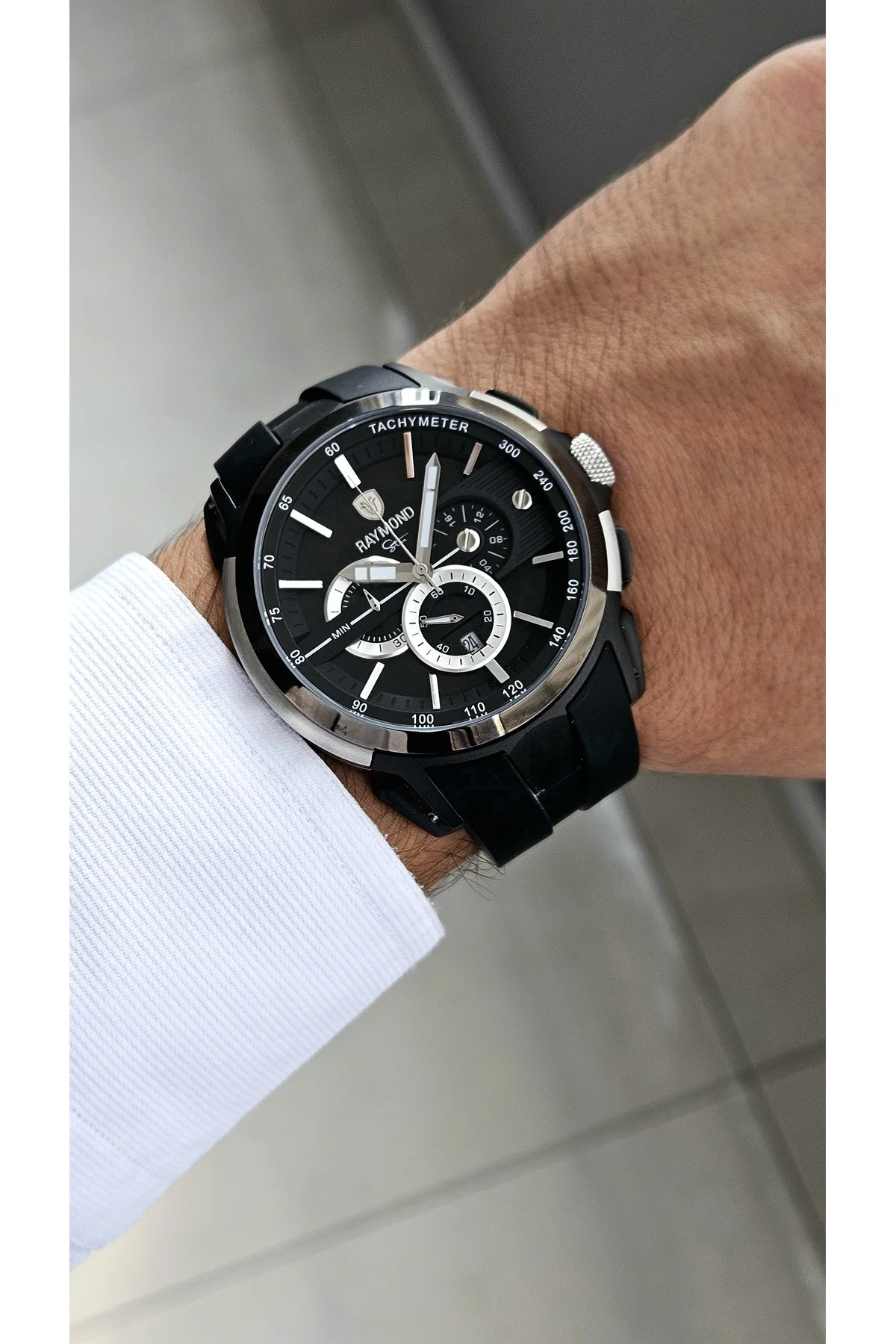RYM-83020 SILIKON CRONO ERKEK SAAT SS-BK RYM-83020 SILIKON CRONO ERKEK SAAT SS-BK