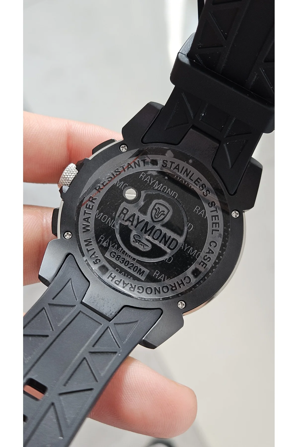 RYM-83020 SILIKON CRONO ERKEK SAAT SS-BK RYM-83020 SILIKON CRONO ERKEK SAAT SS-BK