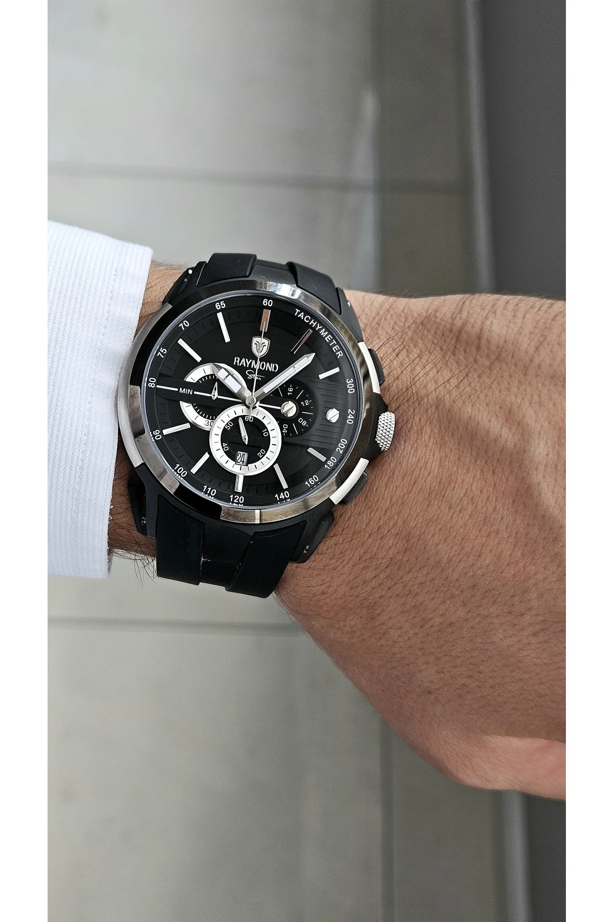 RYM-83020 SILIKON CRONO ERKEK SAAT SS-BK RYM-83020 SILIKON CRONO ERKEK SAAT SS-BK