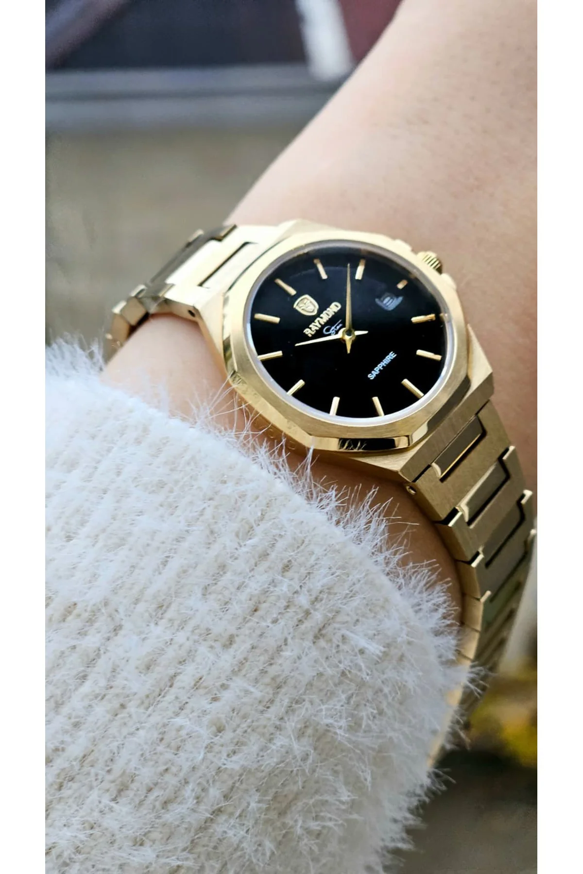 RYM6-611505L QUARTZ KADIN KOL SAATİ - 2 YIL GARANTİ (26mm) GOLD-BK RYM6-611505L QUARTZ KADIN KOL SAATİ - 2 YIL GARANTİ (26mm) GOLD-BK