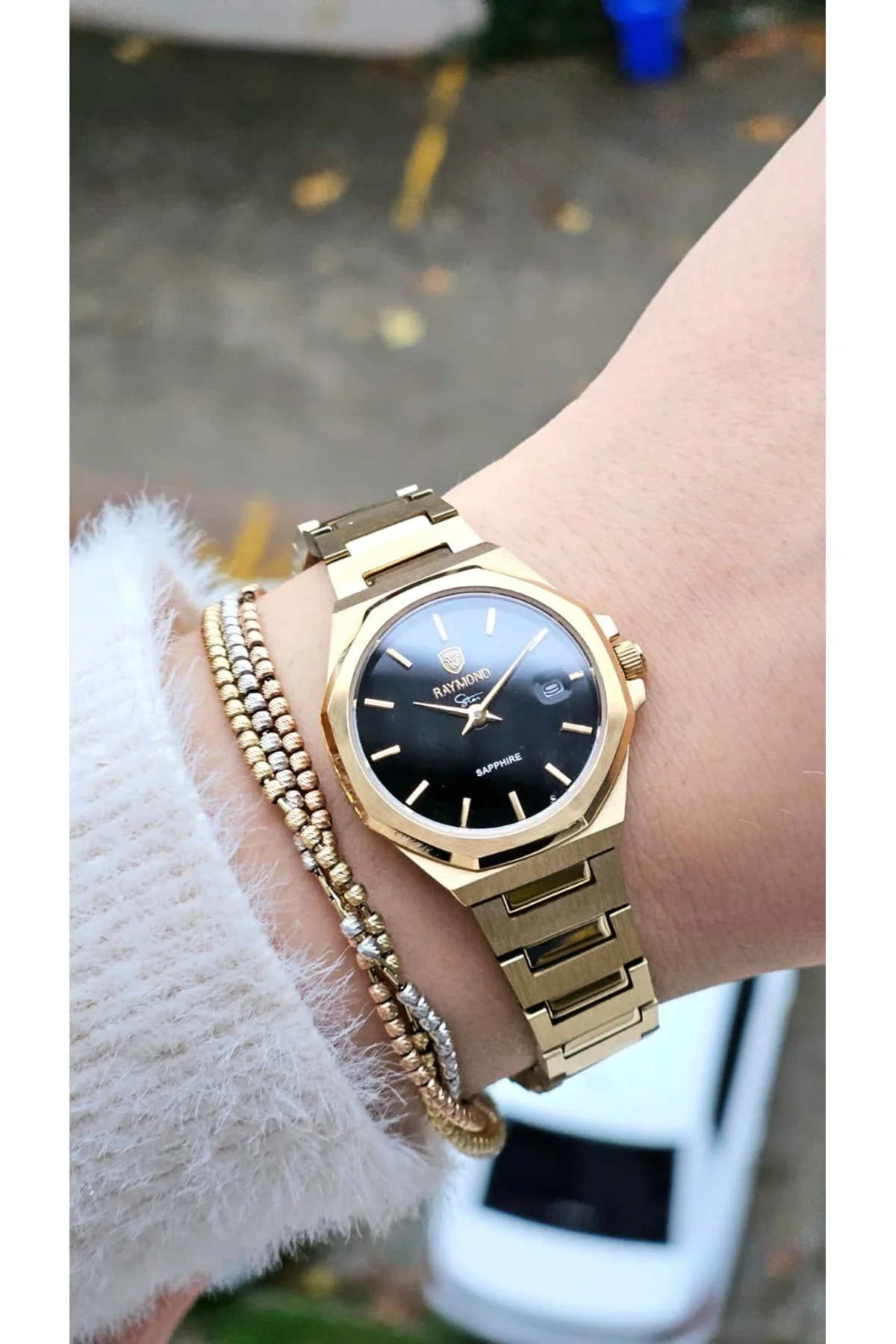 RYM6-611505L QUARTZ KADIN KOL SAATİ - 2 YIL GARANTİ (26mm) GOLD-BK RYM6-611505L QUARTZ KADIN KOL SAATİ - 2 YIL GARANTİ (26mm) GOLD-BK