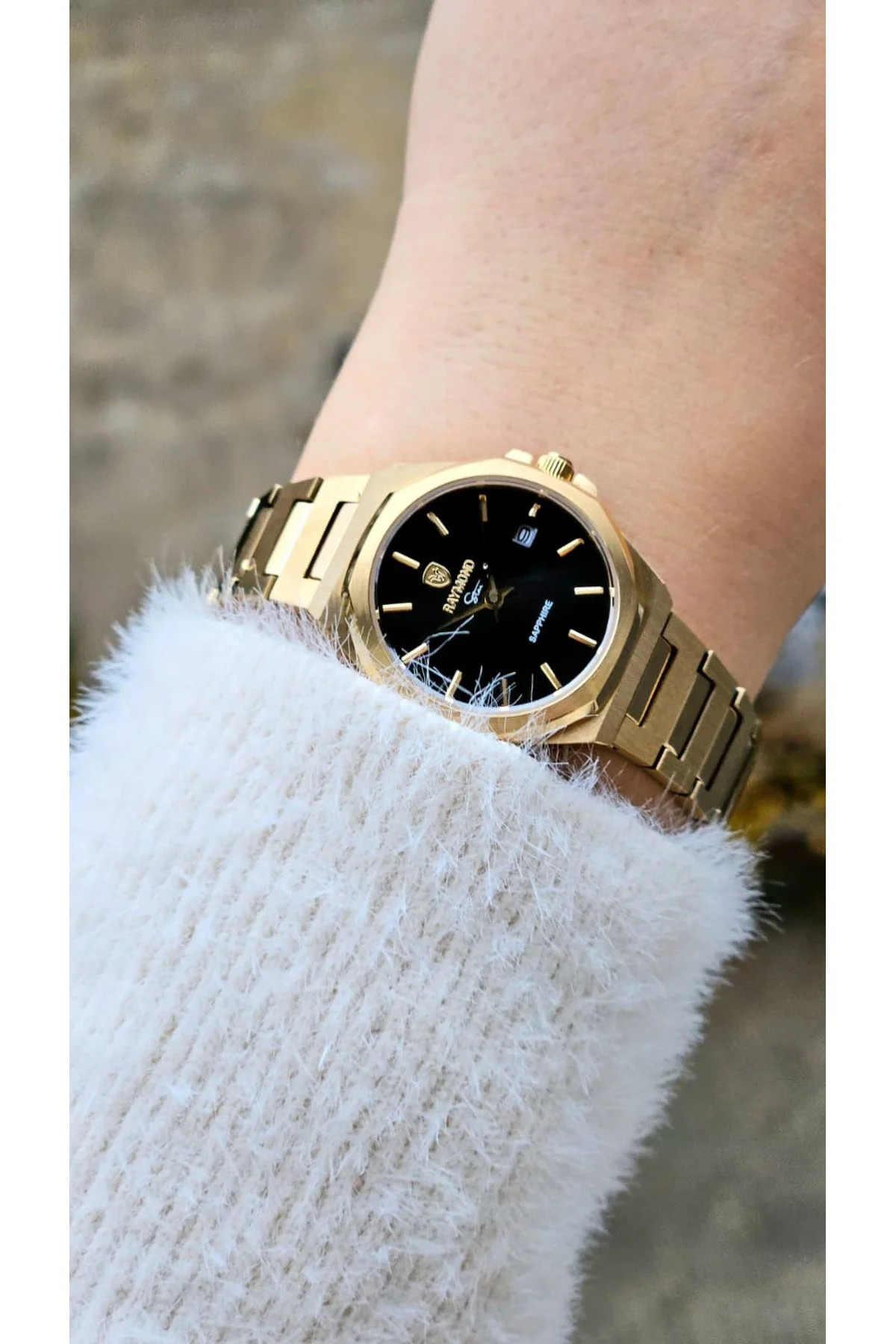 RYM6-611505L QUARTZ KADIN KOL SAATİ - 2 YIL GARANTİ (26mm) GOLD-BK RYM6-611505L QUARTZ KADIN KOL SAATİ - 2 YIL GARANTİ (26mm) GOLD-BK
