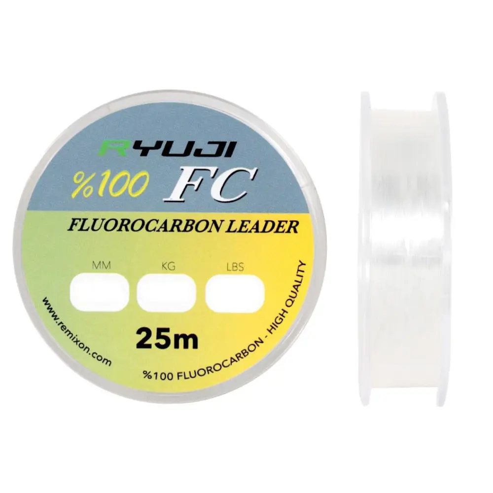 Ryuji FC %100 Fluorocarbon 25m Leader Olta Misinası
