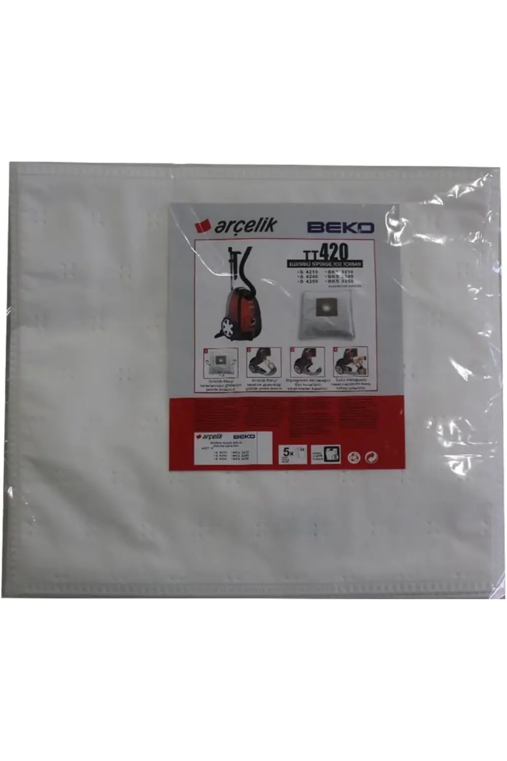 - S 4240 Süpürgeye Uygun Sentetik Toz Torbası 1185222