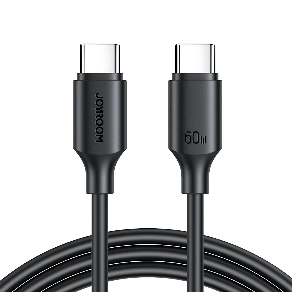 S-CC060A9 60W TYPE C-TYPE C 2M-BLACK