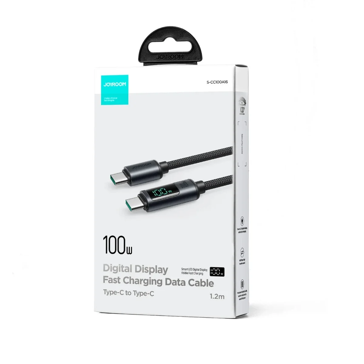 S-CC100A16 100W TYPE C-TYPE C 1.2M-BLACK Fiyatı, Yorumları ve Özellikleri