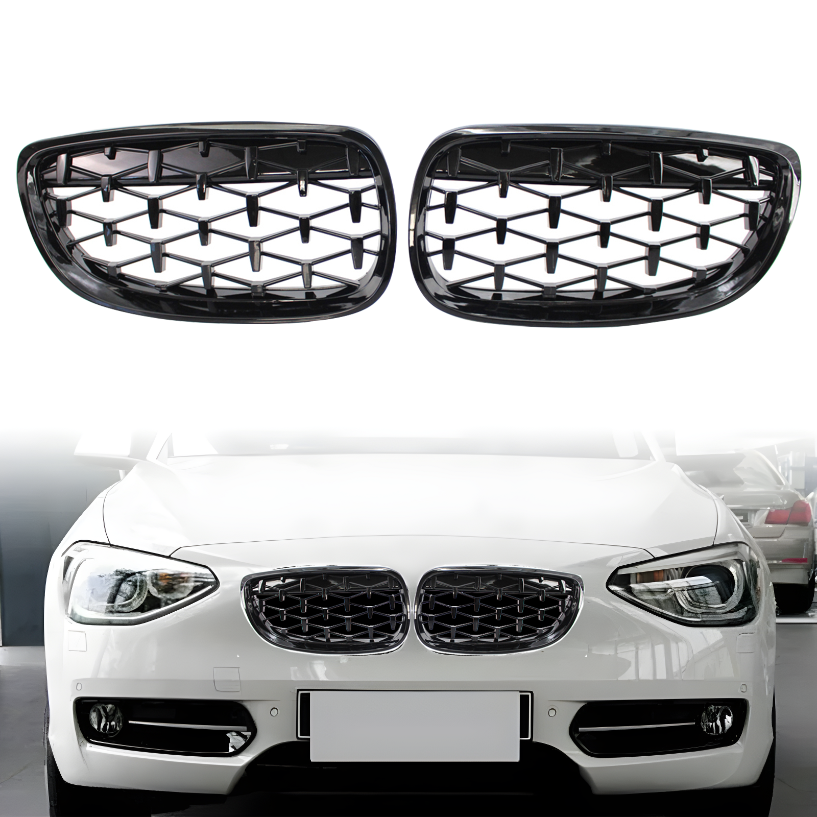 S-Dizayn Bmw 1 Serisi F20/F21 Ön Panjur Böbrek Parlak Siyah Piano S-Dizayn Bmw 1 Serisi F20/F21 Ön Panjur Böbrek Parlak Siyah Piano