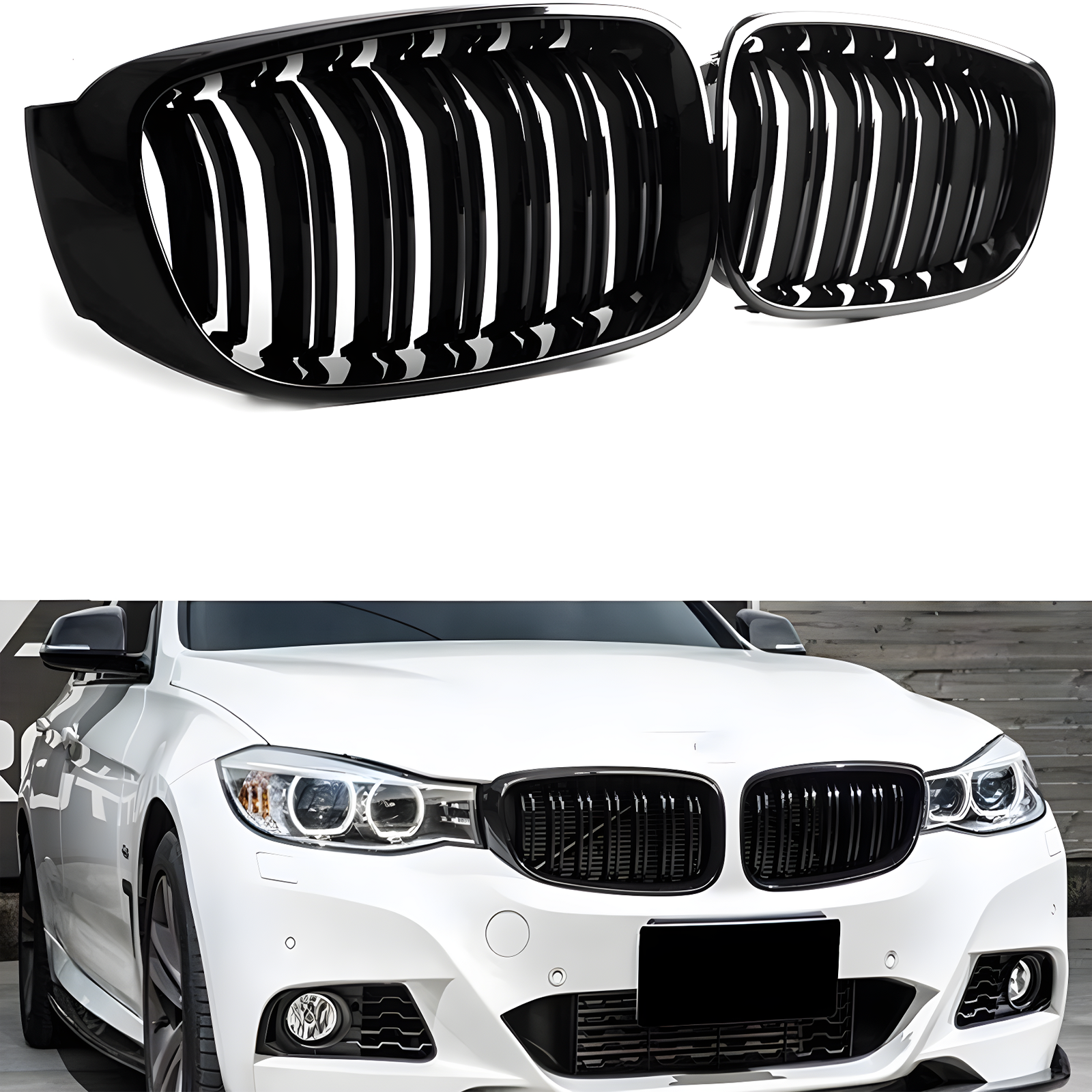 S-Dizayn Bmw 3 Serisi GT F34 GT Ön Panjur Böbrek Parlak Siyah Pia S-Dizayn Bmw 3 Serisi GT F34 GT Ön Panjur Böbrek Parlak Siyah Pia