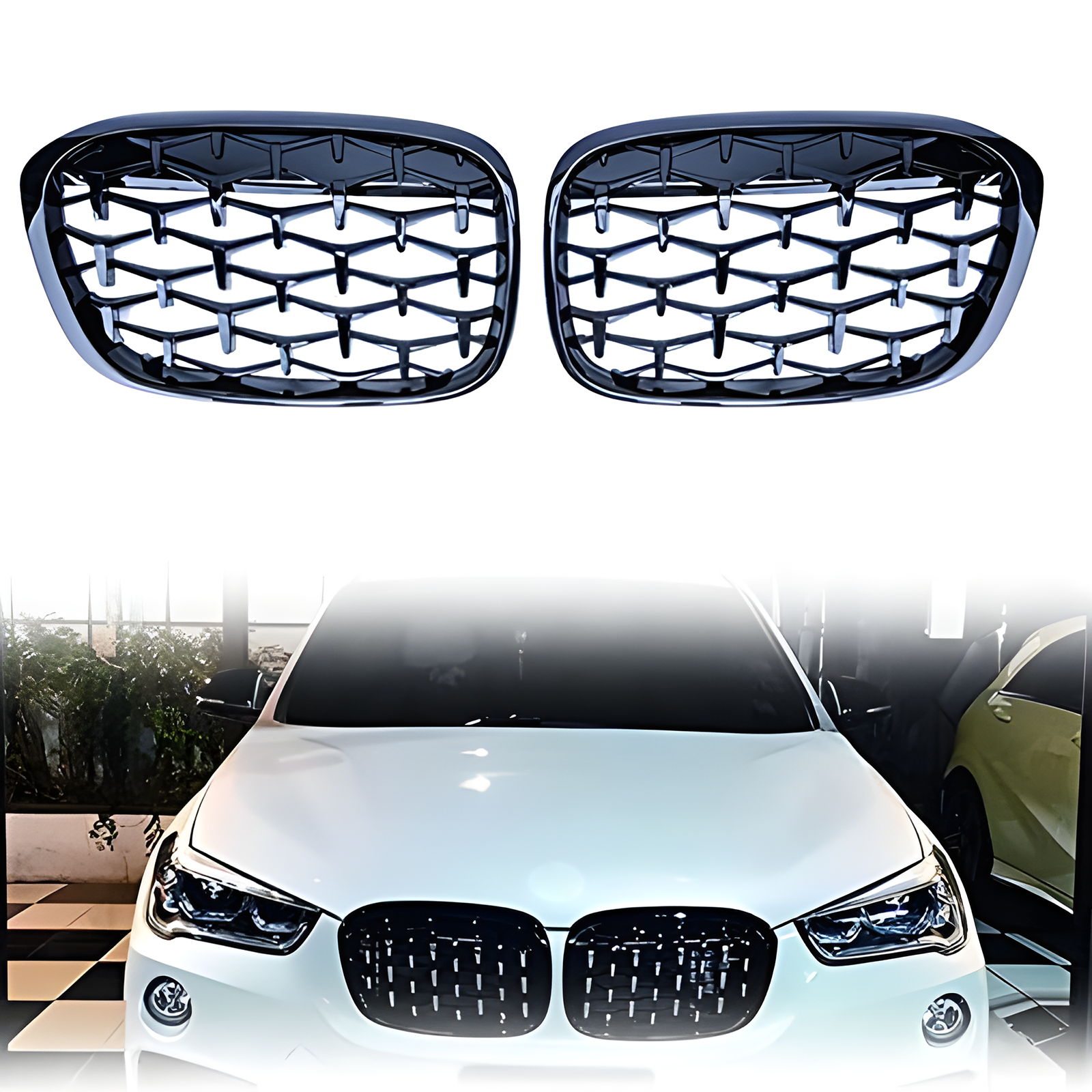S-Dizayn Bmw X1 F48/F49 Ön Panjur Böbrek Parlak Siyah Piano Black S-Dizayn Bmw X1 F48/F49 Ön Panjur Böbrek Parlak Siyah Piano Black