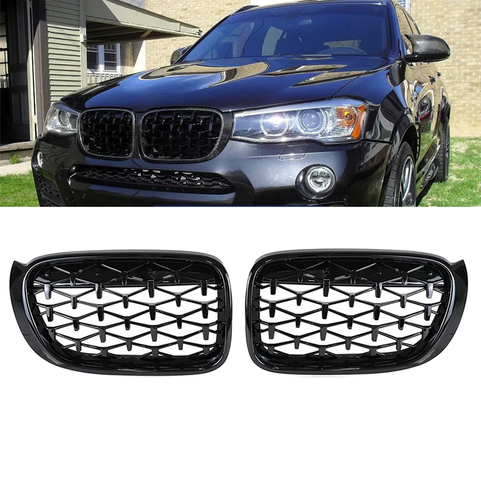 S-Dizayn Bmw X3-X4 F25/F26 Ön Panjur Böbrek Parlak Siyah Piano Bl S-Dizayn Bmw X3-X4 F25/F26 Ön Panjur Böbrek Parlak Siyah Piano Bl