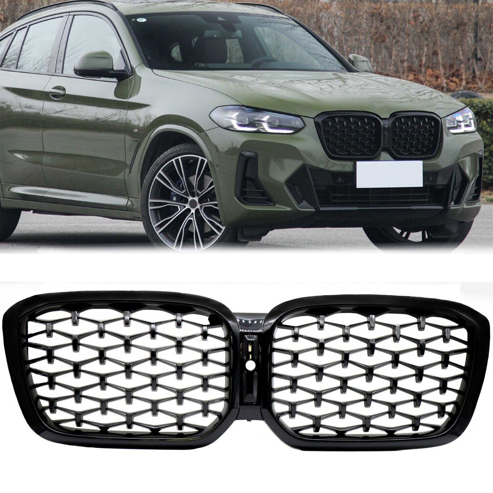 S-Dizayn Bmw X4 G02 Ön Panjur Böbrek Parlak Siyah Piano Black Dia S-Dizayn Bmw X4 G02 Ön Panjur Böbrek Parlak Siyah Piano Black Dia