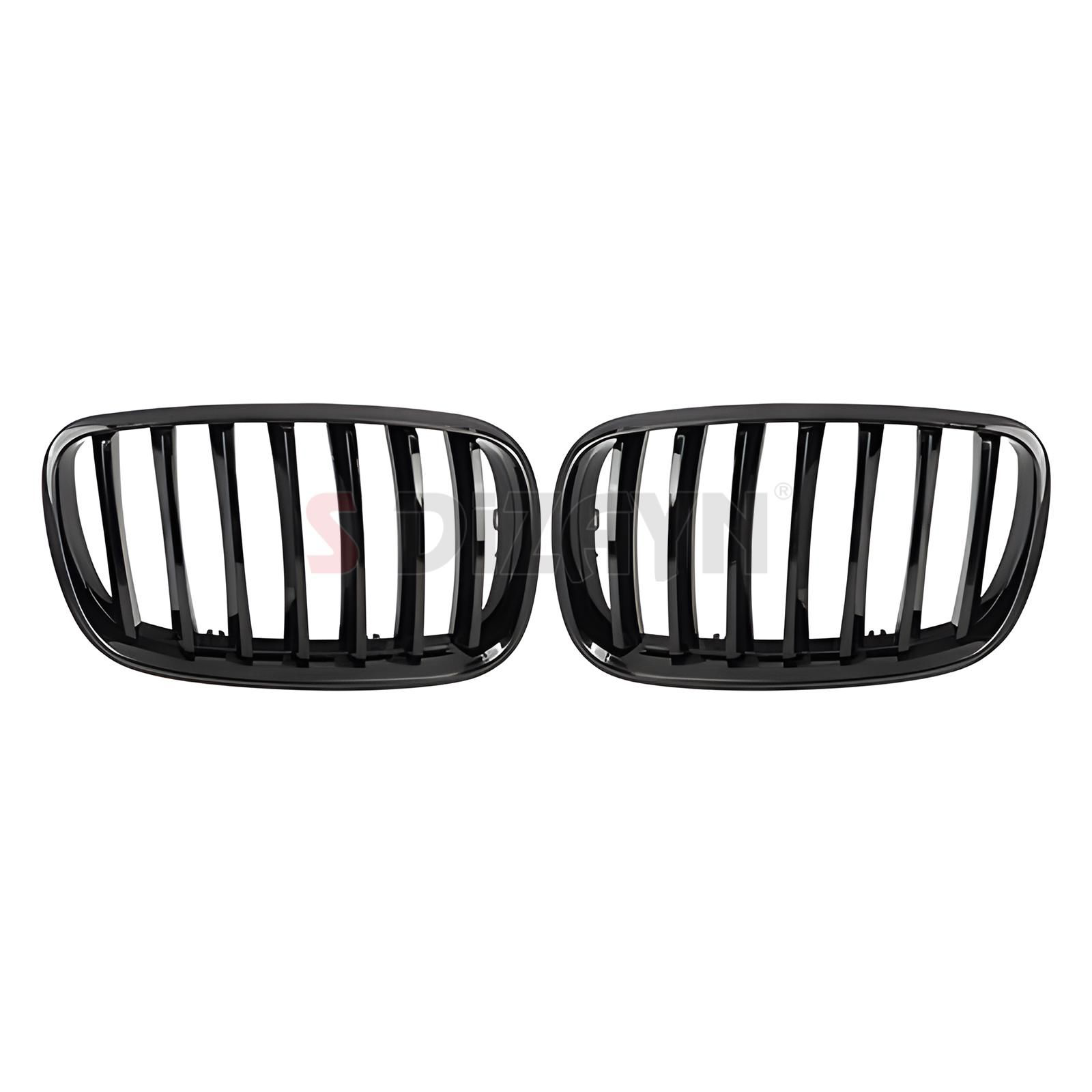 S-Dizayn Bmw X5 E70/E71/E72 Ön Panjur Böbrek Parlak Siyah Piano B
