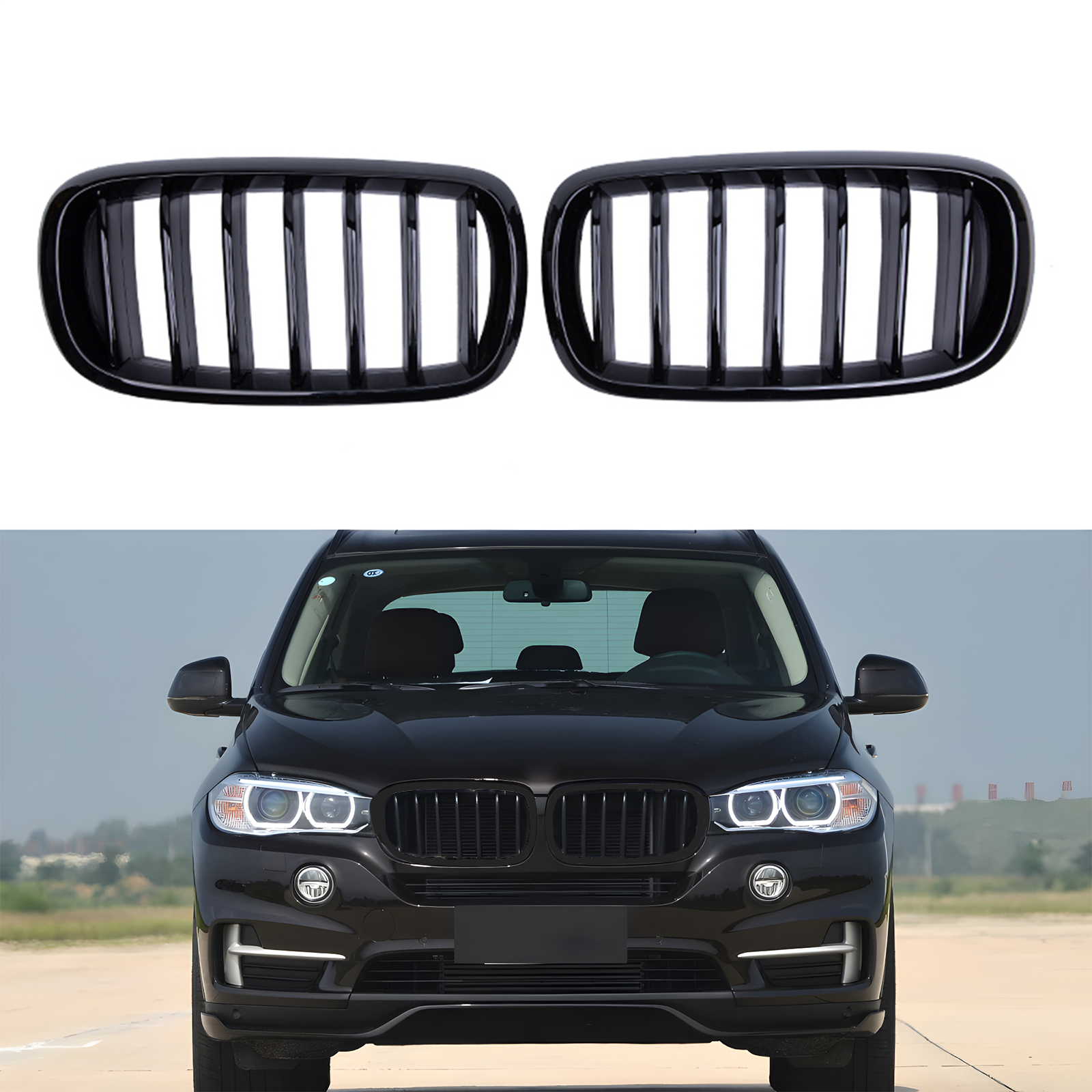 S-Dizayn Bmw X5 F15/F16 Ön Panjur Böbrek Parlak Siyah Piano Black S-Dizayn Bmw X5 F15/F16 Ön Panjur Böbrek Parlak Siyah Piano Black