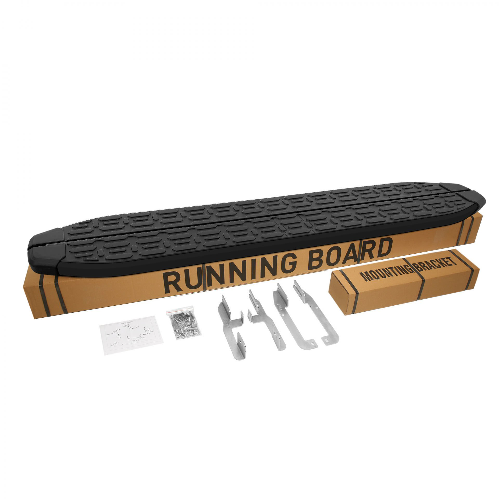 S-Dizayn GMC Sierra 5 Uzun Şase Evo Siyah Yan Basamak 253 Cm 2020