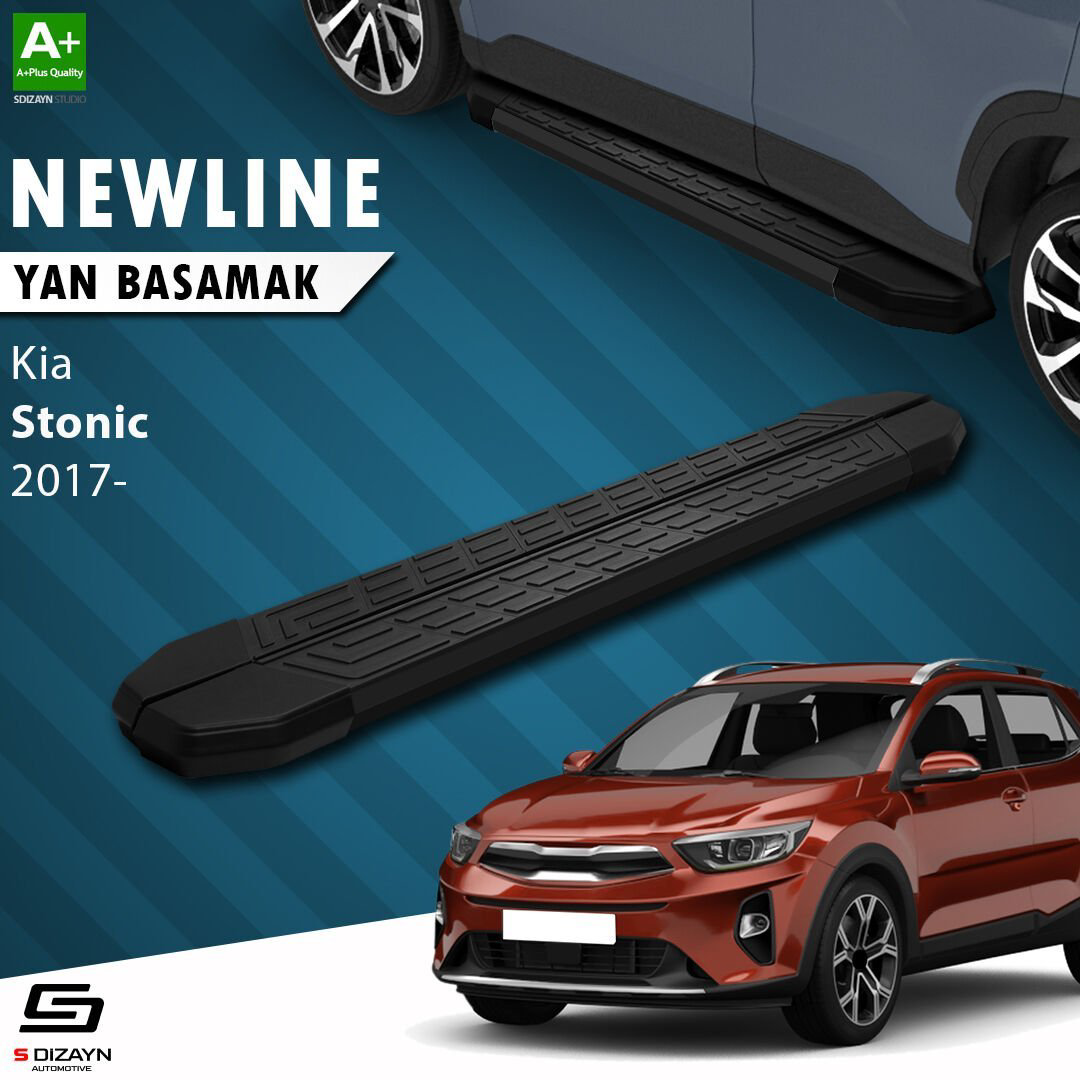 S-Dizayn Kia Stonic NewLine Siyah Yan Basamak 173 Cm 2017 Üzeri A S-Dizayn Kia Stonic NewLine Siyah Yan Basamak 173 Cm 2017 Üzeri A