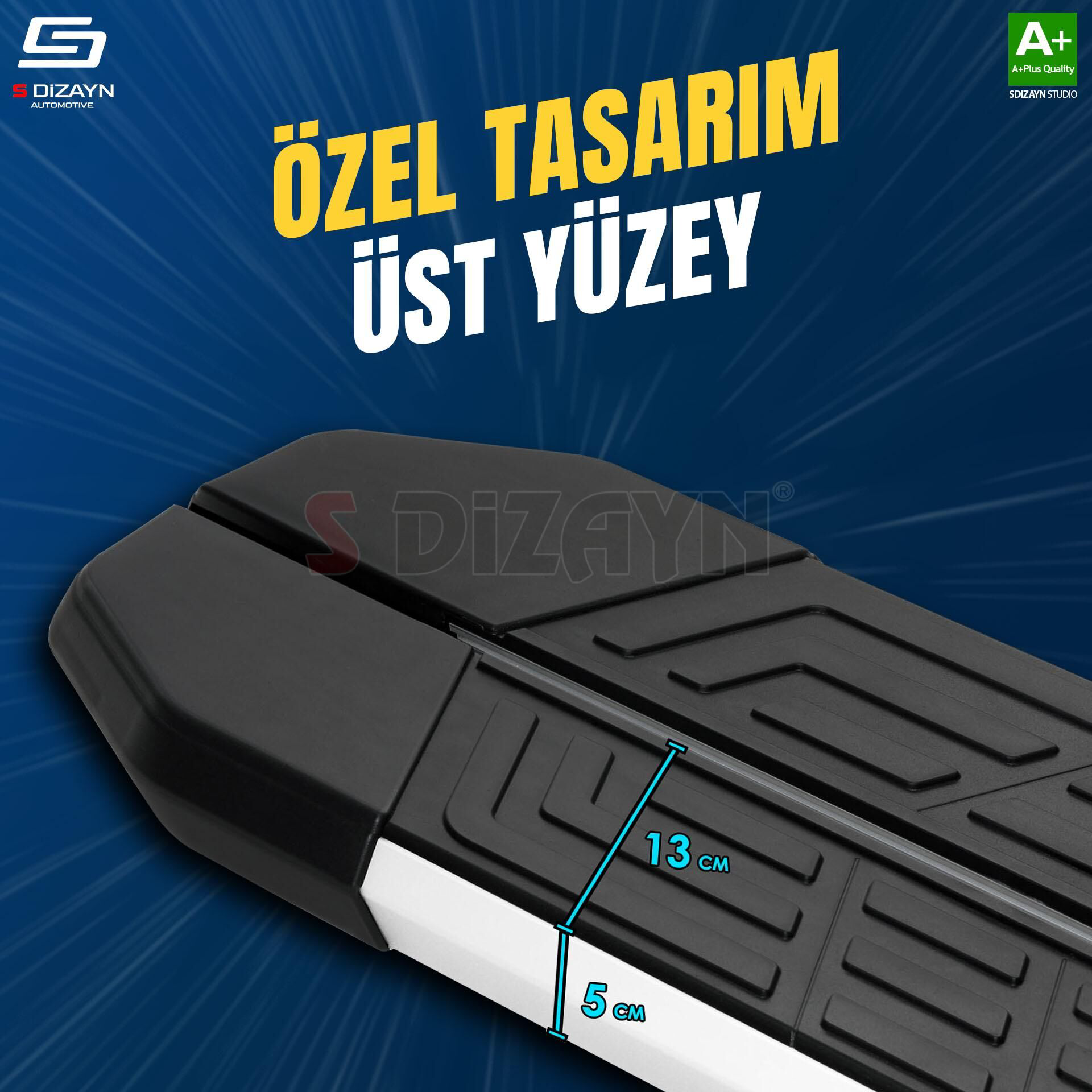 S-Dizayn Mercedes Vito W447 Kısa Şase NewLine Aluminyum Yan Basam S-Dizayn Mercedes Vito W447 Kısa Şase NewLine Aluminyum Yan Basam