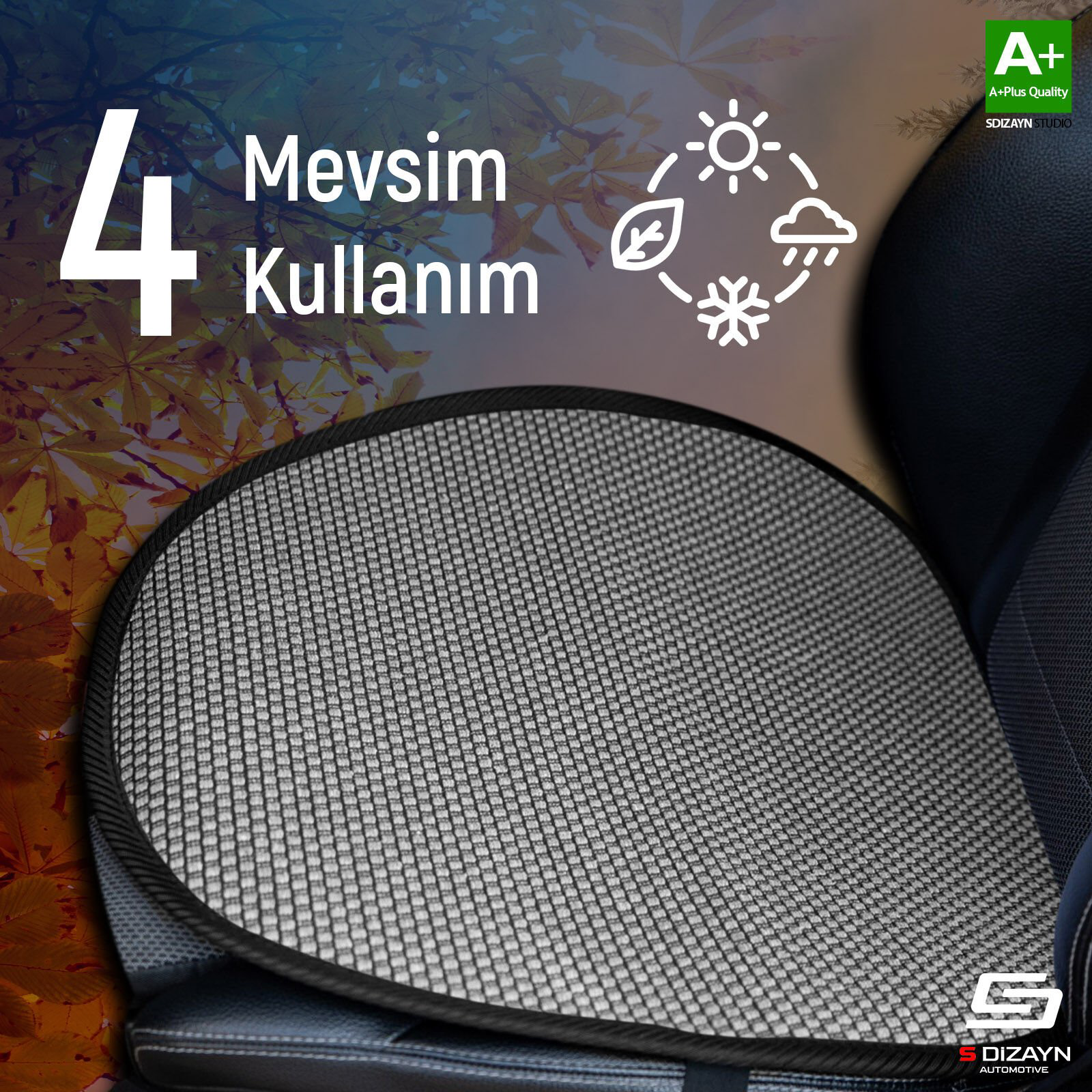 S-Dizayn Oto Koltuk Koruyucu Alt Minder Füme Universal 2+1 Parça S-Dizayn Oto Koltuk Koruyucu Alt Minder Füme Universal 2+1 Parça