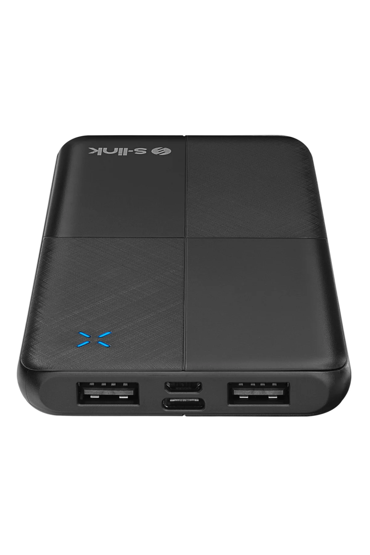 S-LINK IP-G12N Siyah 10.000mAh 2xUSB 1xMicro USB 1xType-C 4 LED Göstergeli PowerBank(1923)