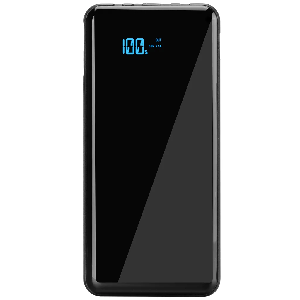 S-LINK IP-G13K 10000mAh Kablosuz Şarj Cihazı, LCD Ekranlı 4in1 Kablo ile Güvenilir Güç