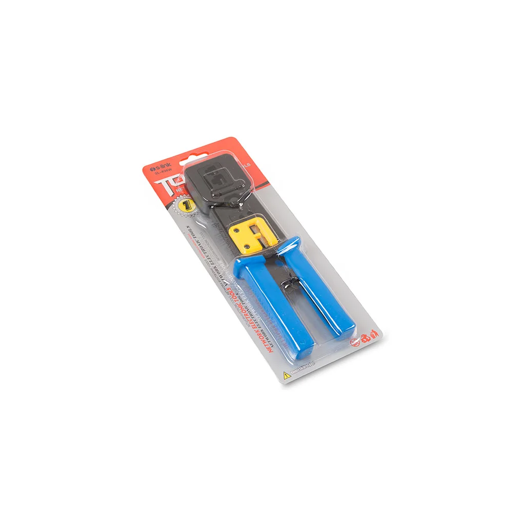 S-LINK SL-830W RJ45 RJ11 İkili Pense - Yeni Nesil Kablo Sıkma, Kesme ve Soyma Aracı