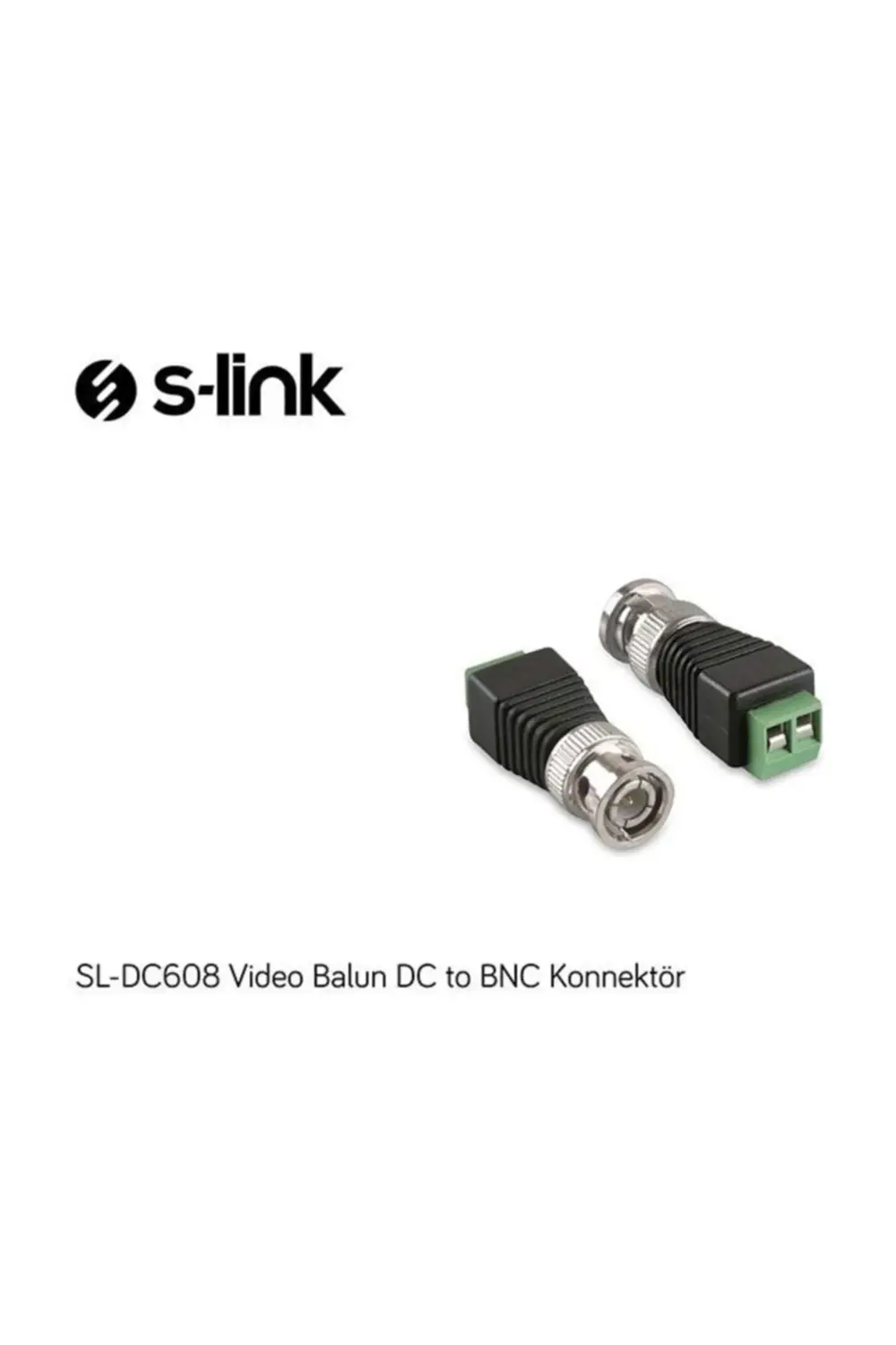 S-Link Sl-Dc608 Video Balun Dc To Bnc Konnektör